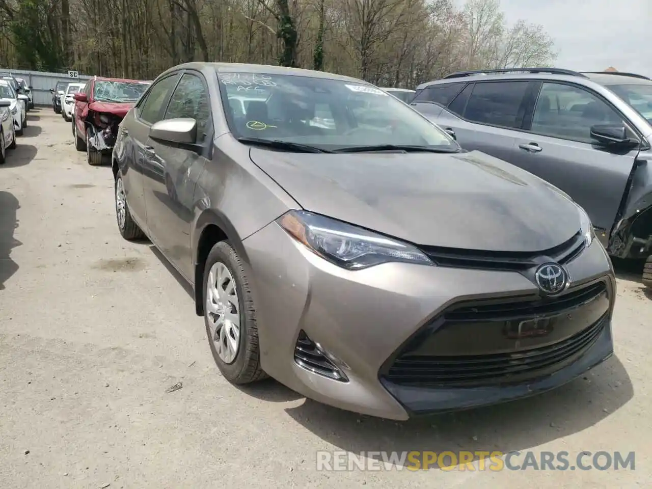 1 Photograph of a damaged car 2T1BURHEXKC142236 TOYOTA COROLLA 2019