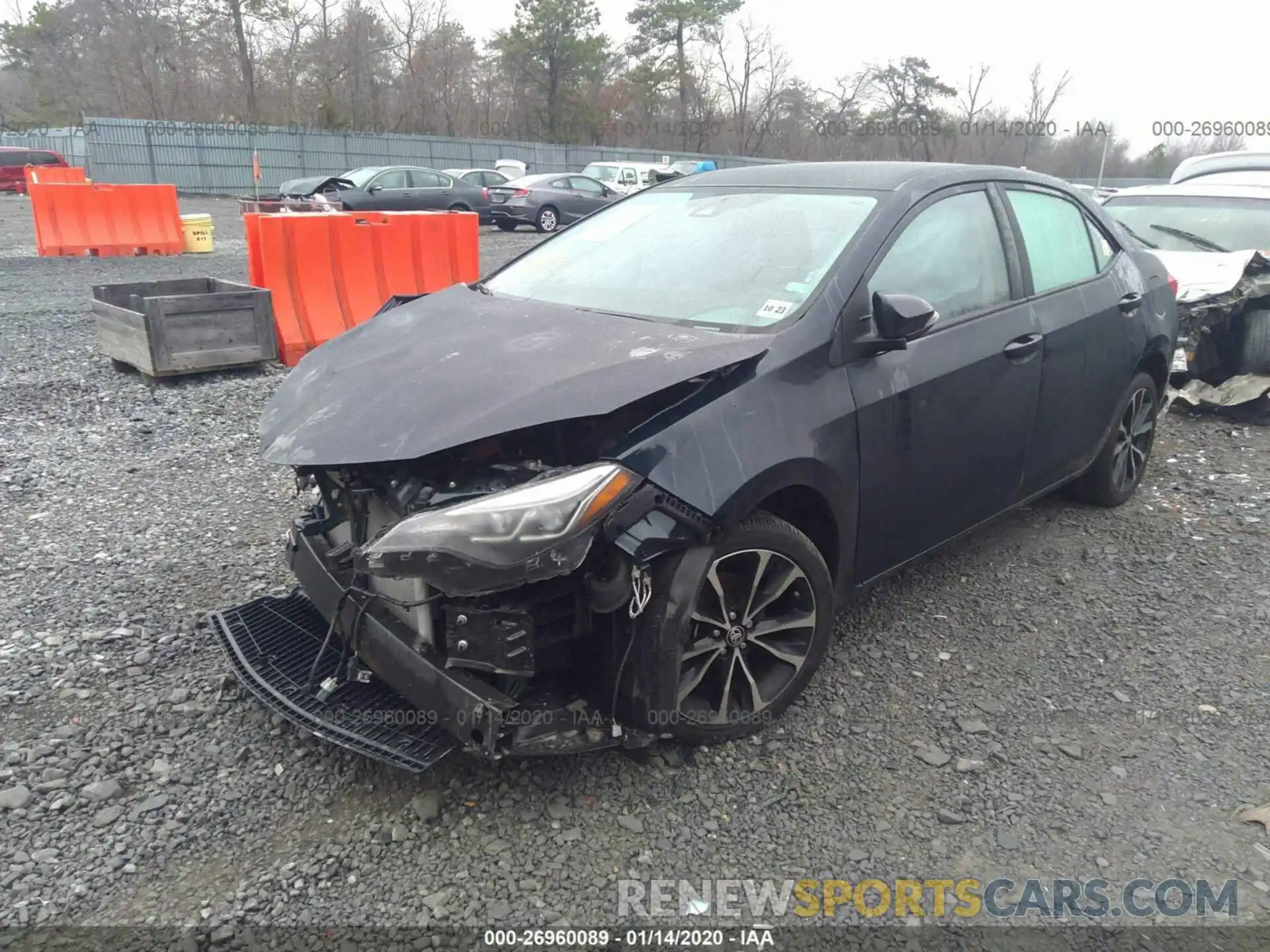 2 Photograph of a damaged car 2T1BURHEXKC142818 TOYOTA COROLLA 2019