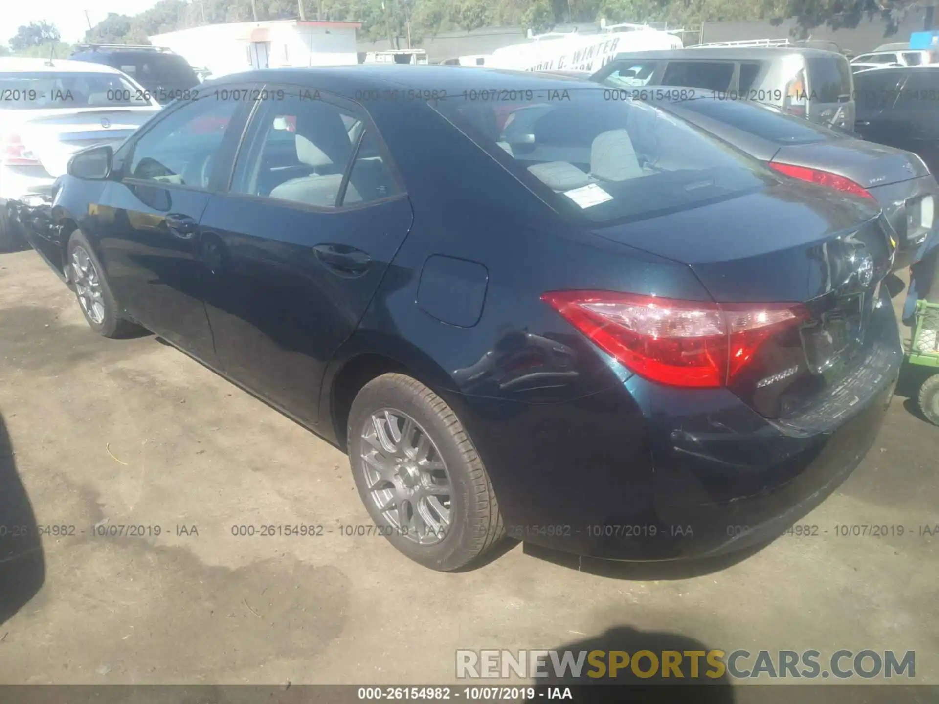 3 Photograph of a damaged car 2T1BURHEXKC143158 TOYOTA COROLLA 2019