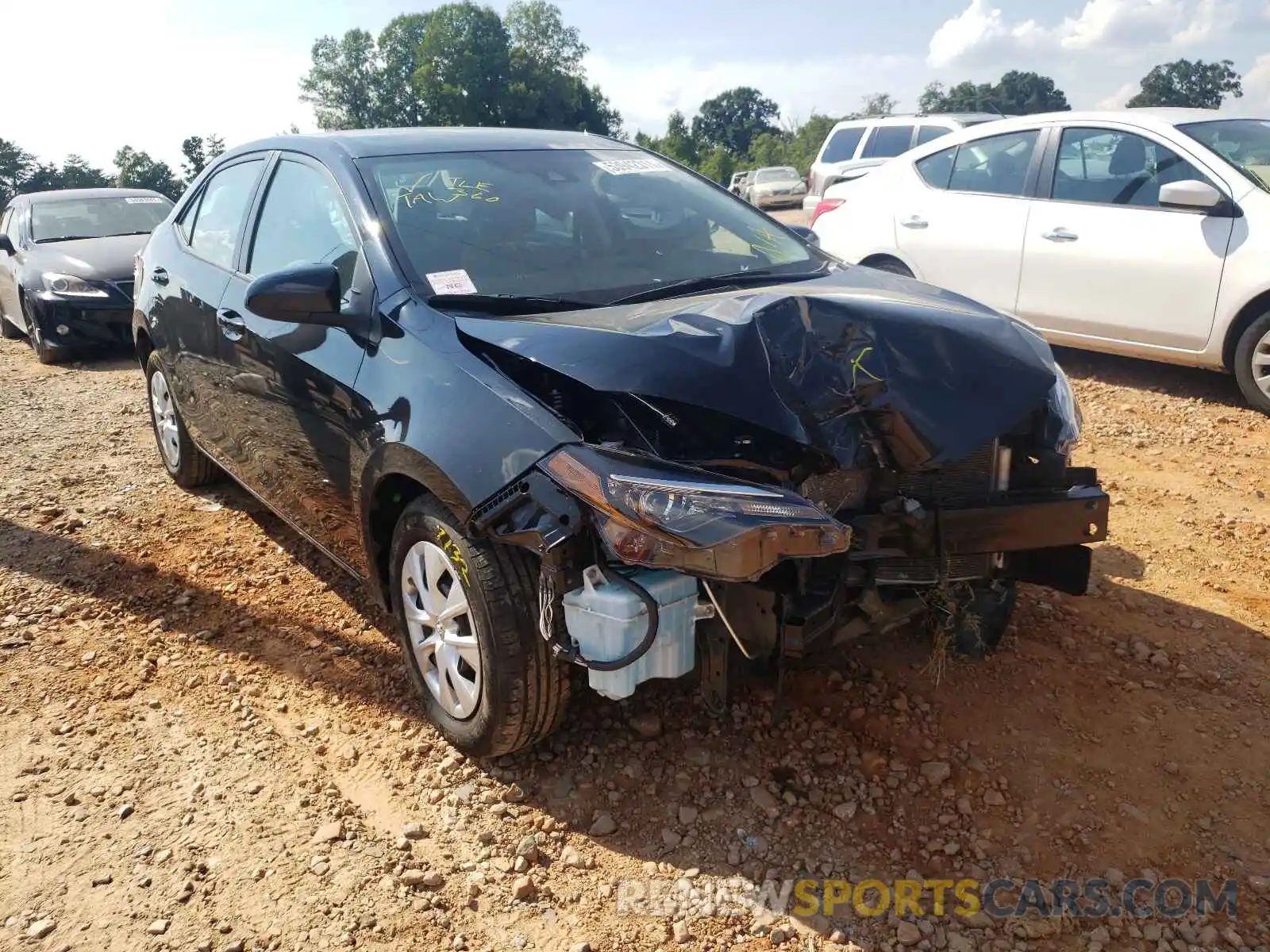 1 Photograph of a damaged car 2T1BURHEXKC143192 TOYOTA COROLLA 2019