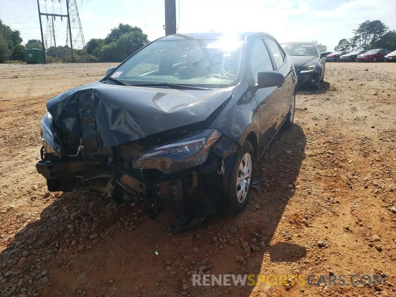 2 Photograph of a damaged car 2T1BURHEXKC143192 TOYOTA COROLLA 2019