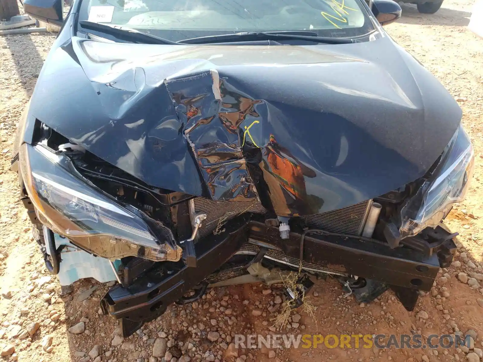 7 Photograph of a damaged car 2T1BURHEXKC143192 TOYOTA COROLLA 2019