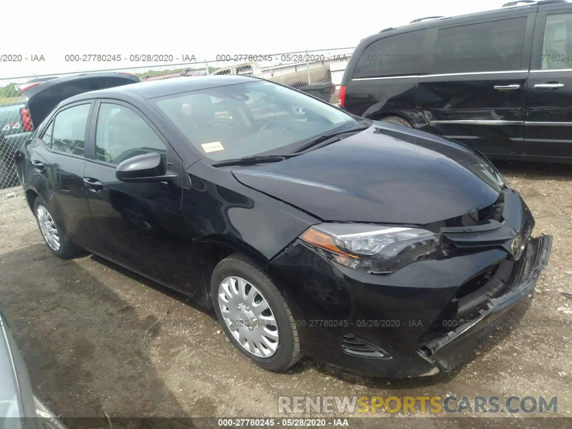 1 Photograph of a damaged car 2T1BURHEXKC143905 TOYOTA COROLLA 2019