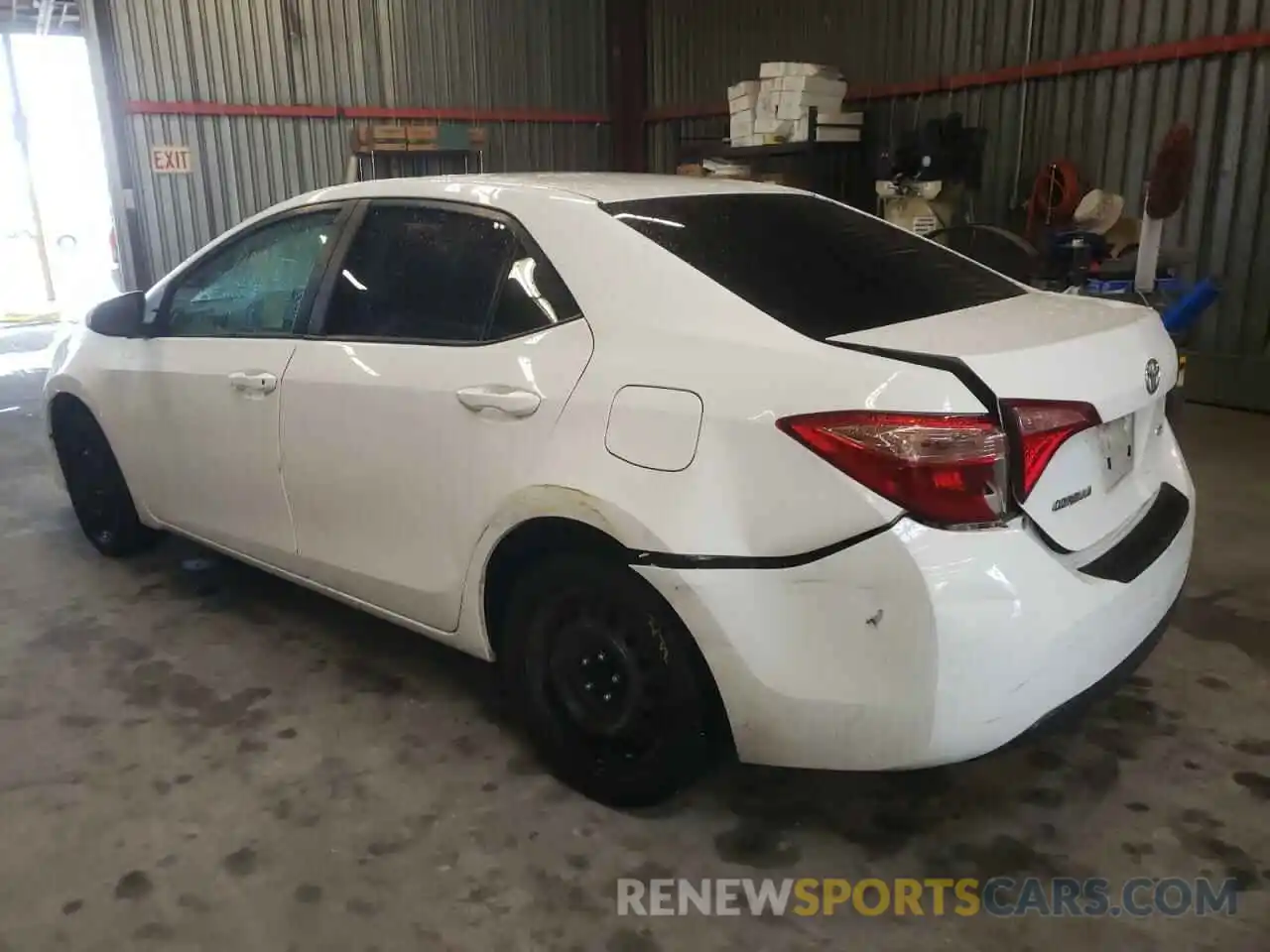 3 Photograph of a damaged car 2T1BURHEXKC144018 TOYOTA COROLLA 2019