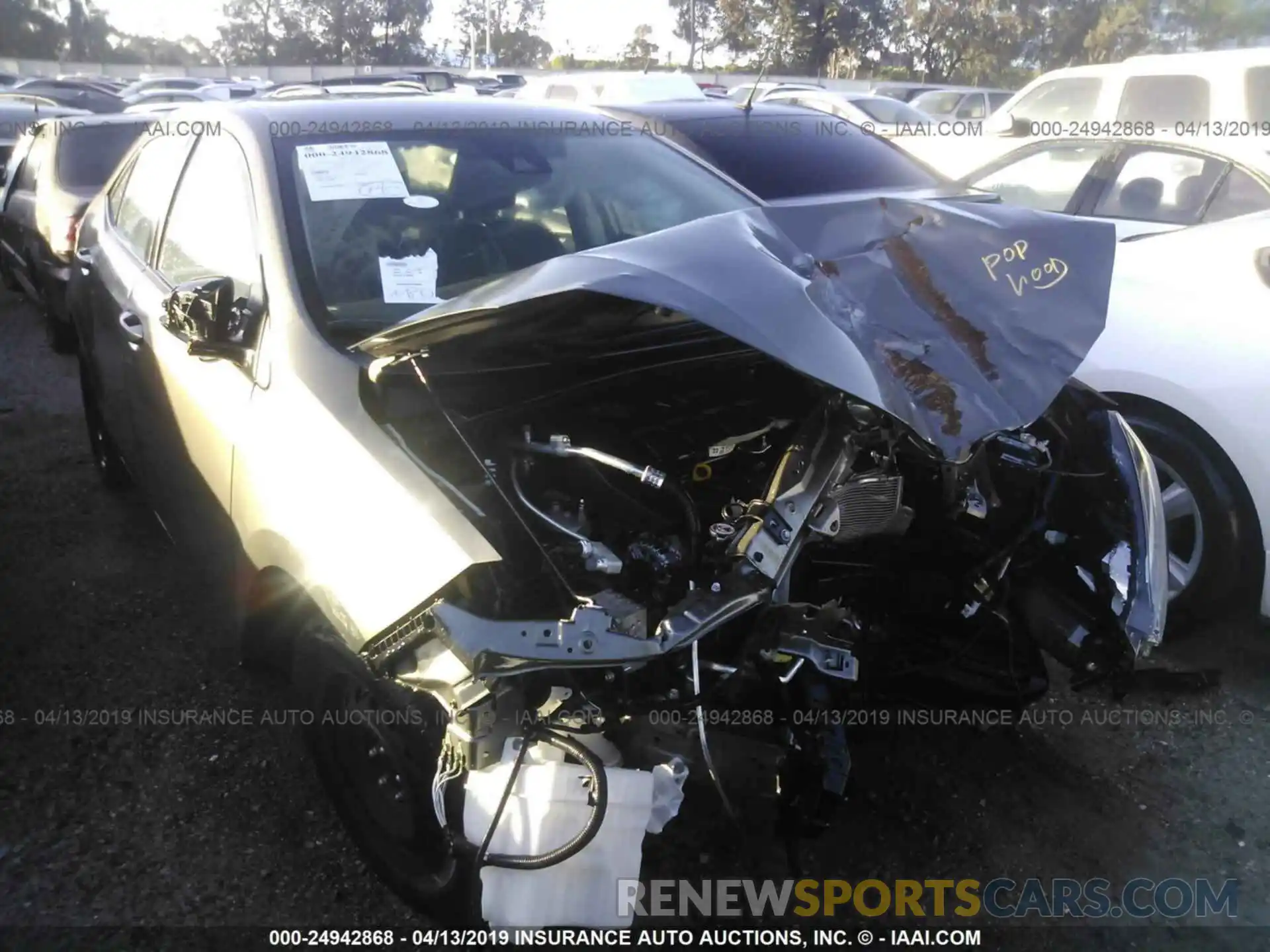 1 Photograph of a damaged car 2T1BURHEXKC144133 TOYOTA COROLLA 2019