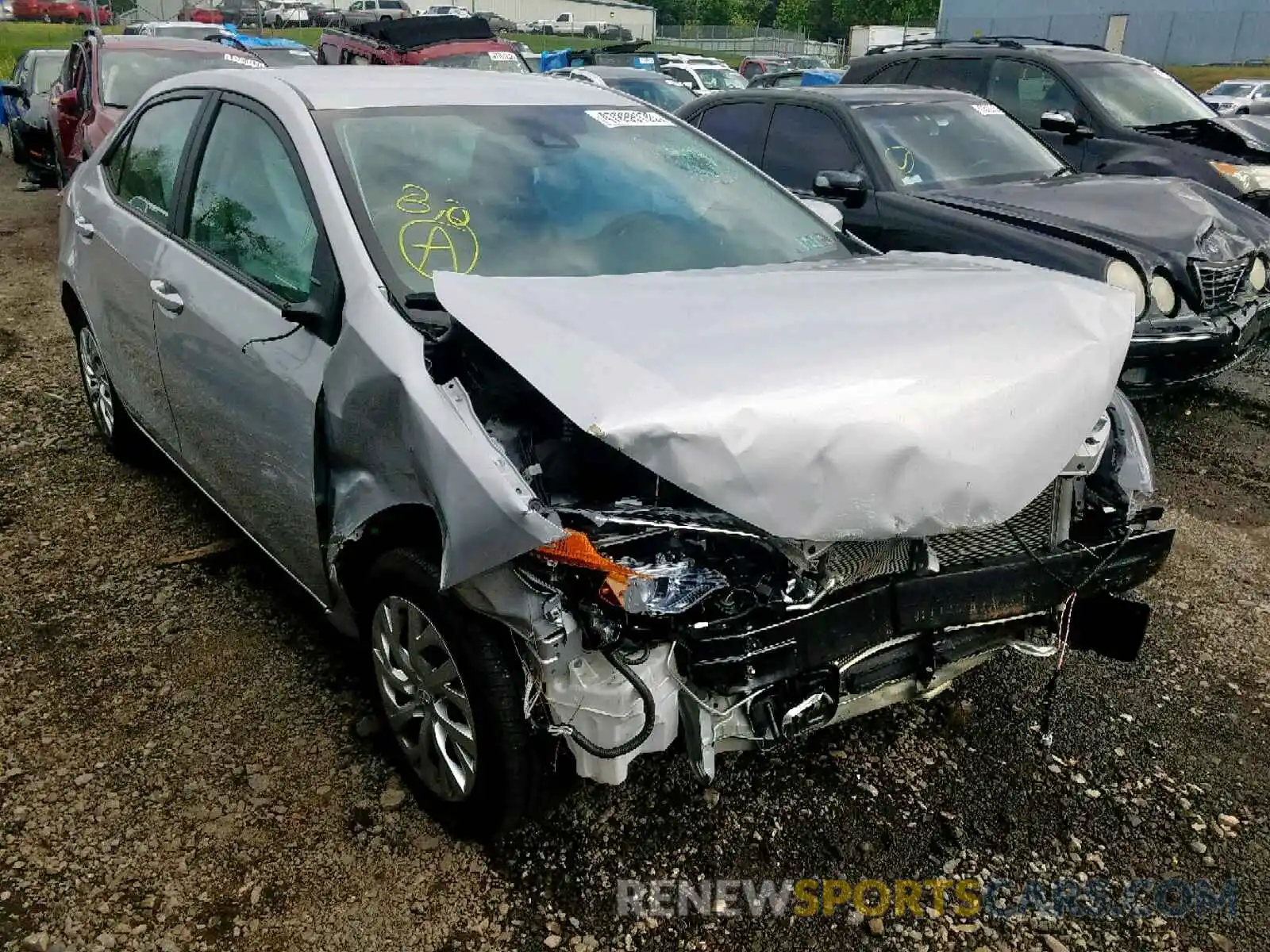 1 Photograph of a damaged car 2T1BURHEXKC145198 TOYOTA COROLLA 2019
