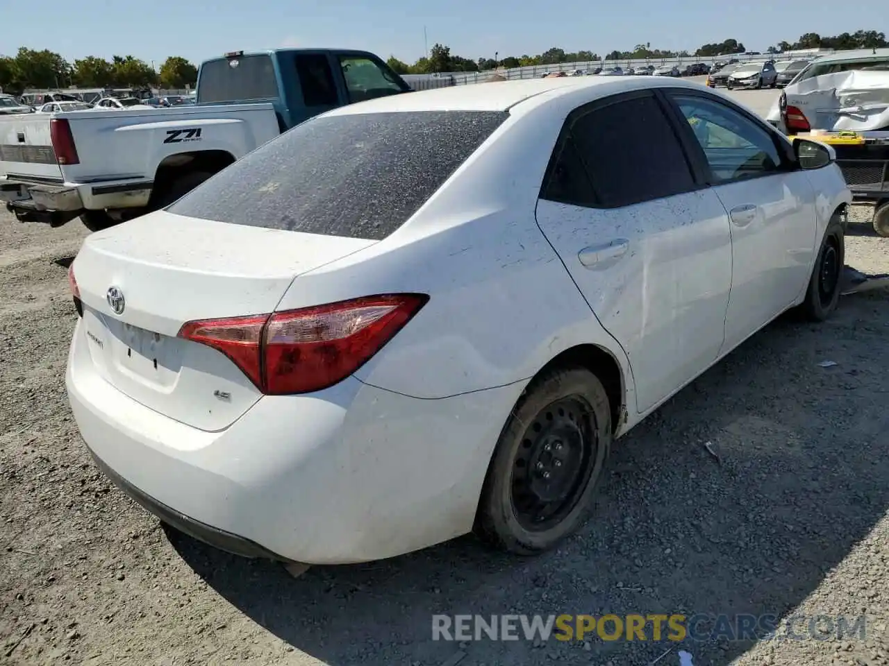 4 Photograph of a damaged car 2T1BURHEXKC145279 TOYOTA COROLLA 2019