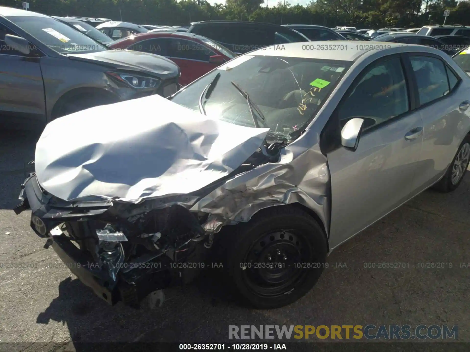 6 Photograph of a damaged car 2T1BURHEXKC145735 TOYOTA COROLLA 2019