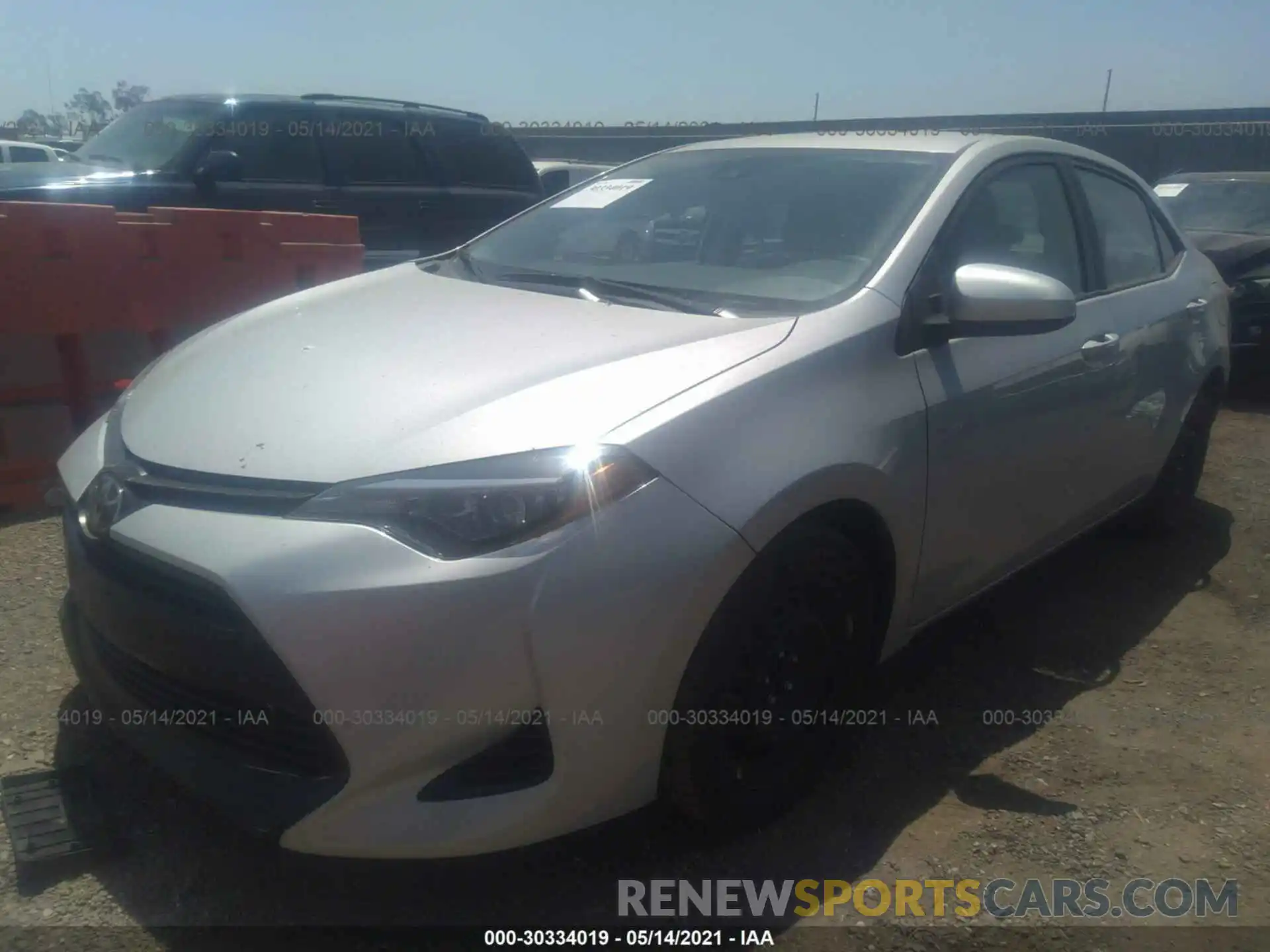 2 Photograph of a damaged car 2T1BURHEXKC145931 TOYOTA COROLLA 2019