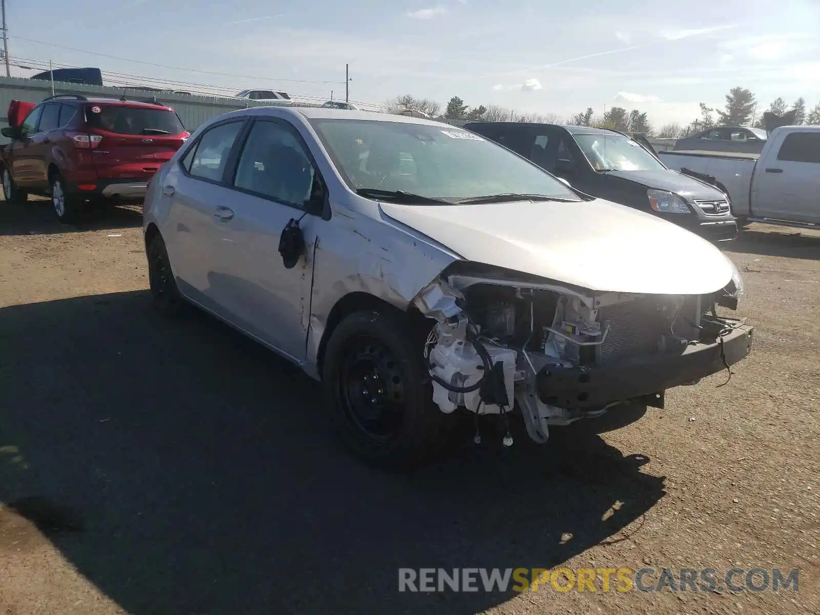 1 Photograph of a damaged car 2T1BURHEXKC145945 TOYOTA COROLLA 2019