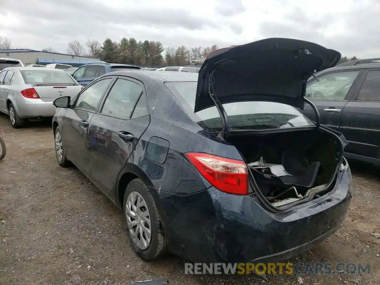 3 Photograph of a damaged car 2T1BURHEXKC146125 TOYOTA COROLLA 2019