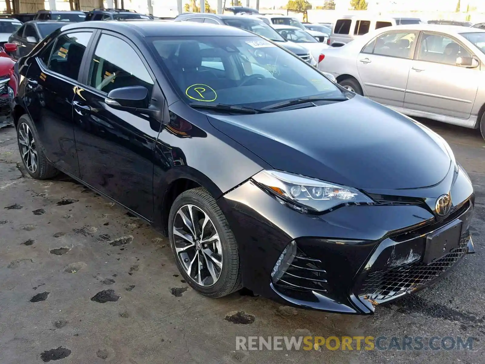 1 Photograph of a damaged car 2T1BURHEXKC146240 TOYOTA COROLLA 2019