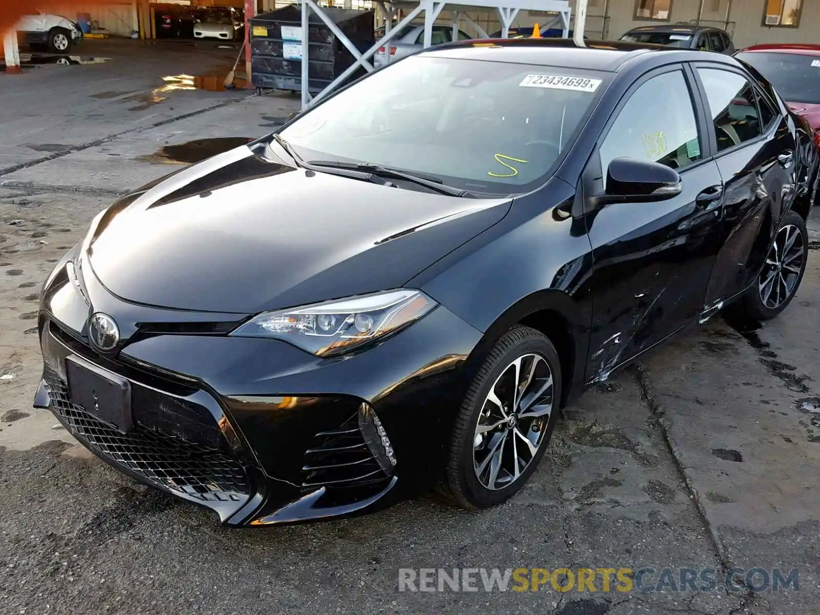 2 Photograph of a damaged car 2T1BURHEXKC146240 TOYOTA COROLLA 2019