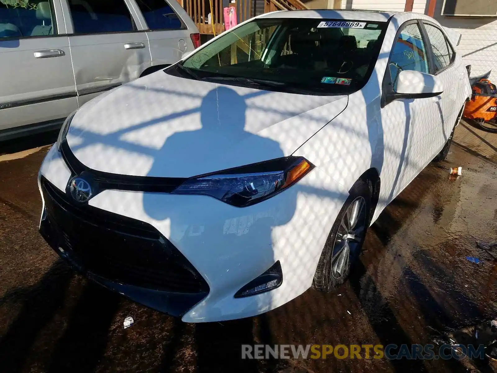 2 Photograph of a damaged car 2T1BURHEXKC146304 TOYOTA COROLLA 2019