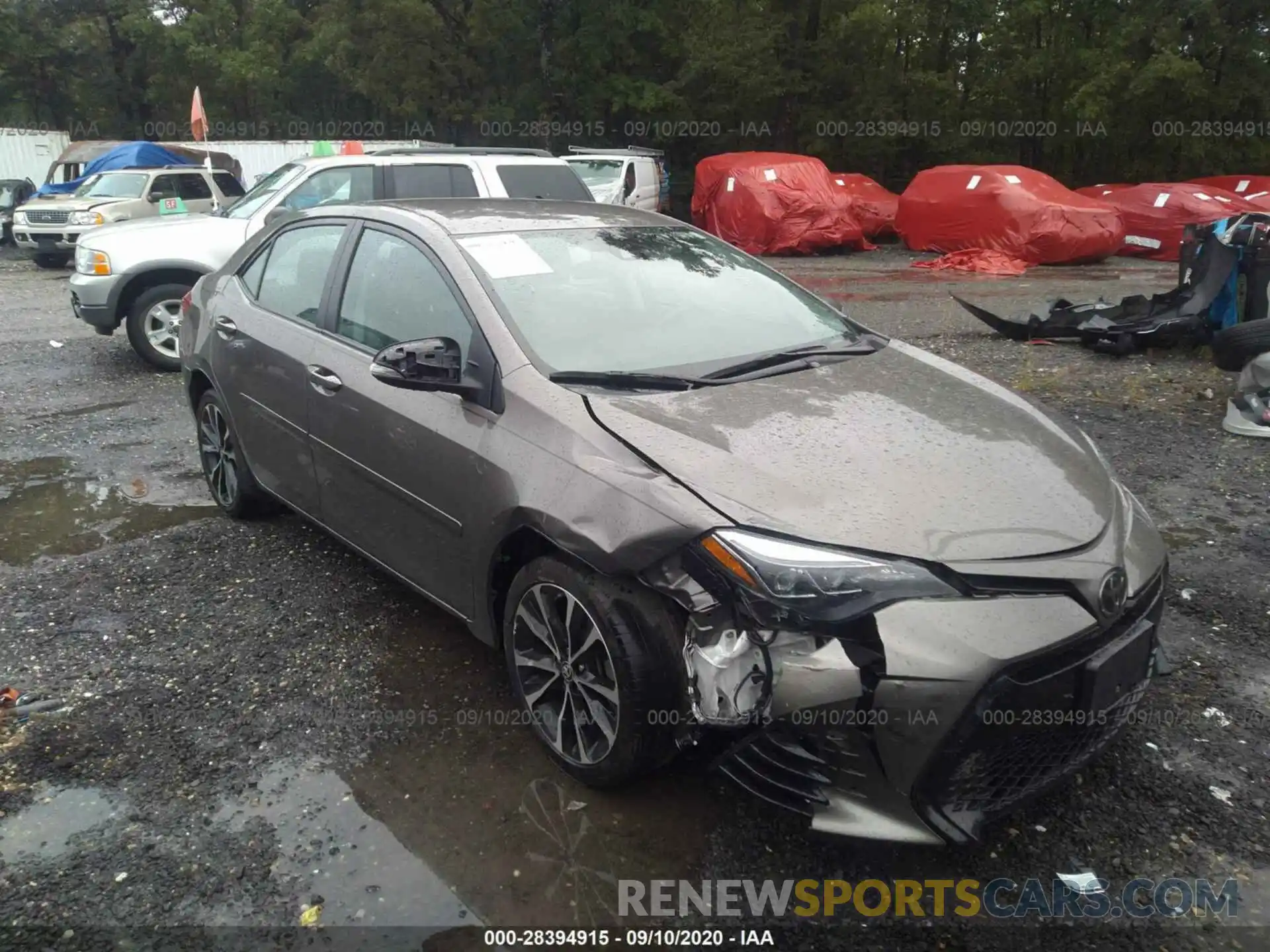 1 Photograph of a damaged car 2T1BURHEXKC146349 TOYOTA COROLLA 2019