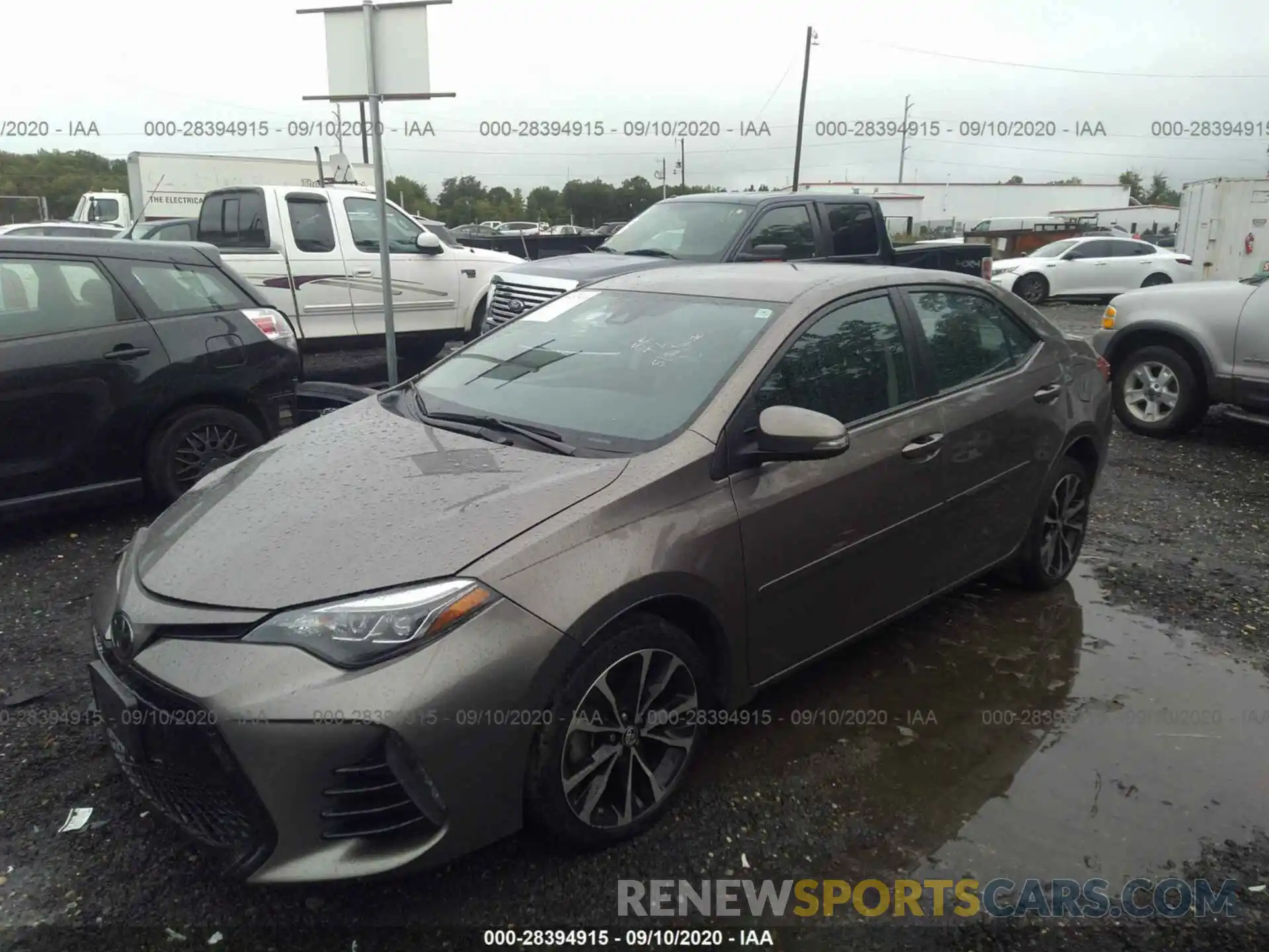 2 Photograph of a damaged car 2T1BURHEXKC146349 TOYOTA COROLLA 2019