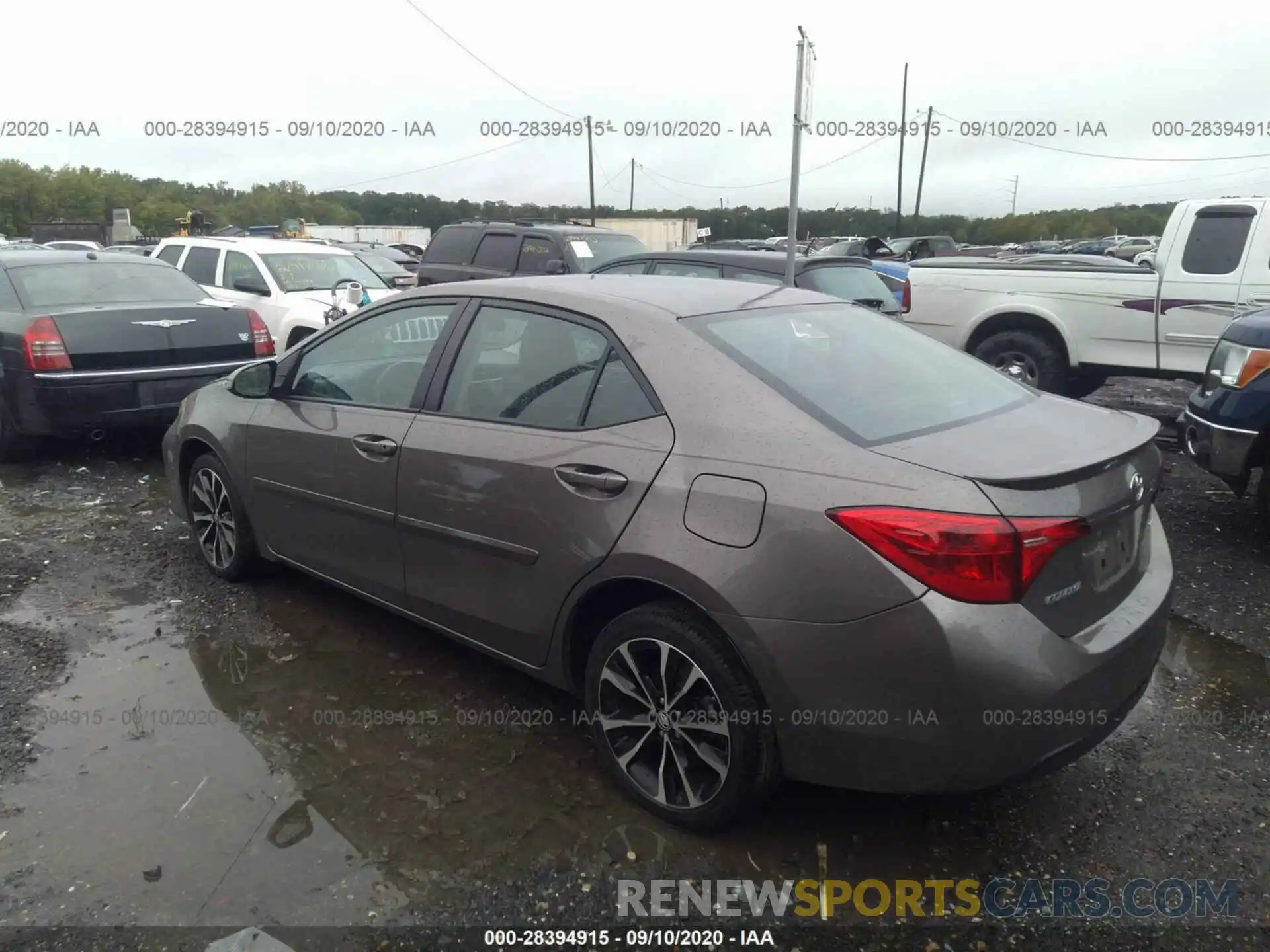 3 Photograph of a damaged car 2T1BURHEXKC146349 TOYOTA COROLLA 2019