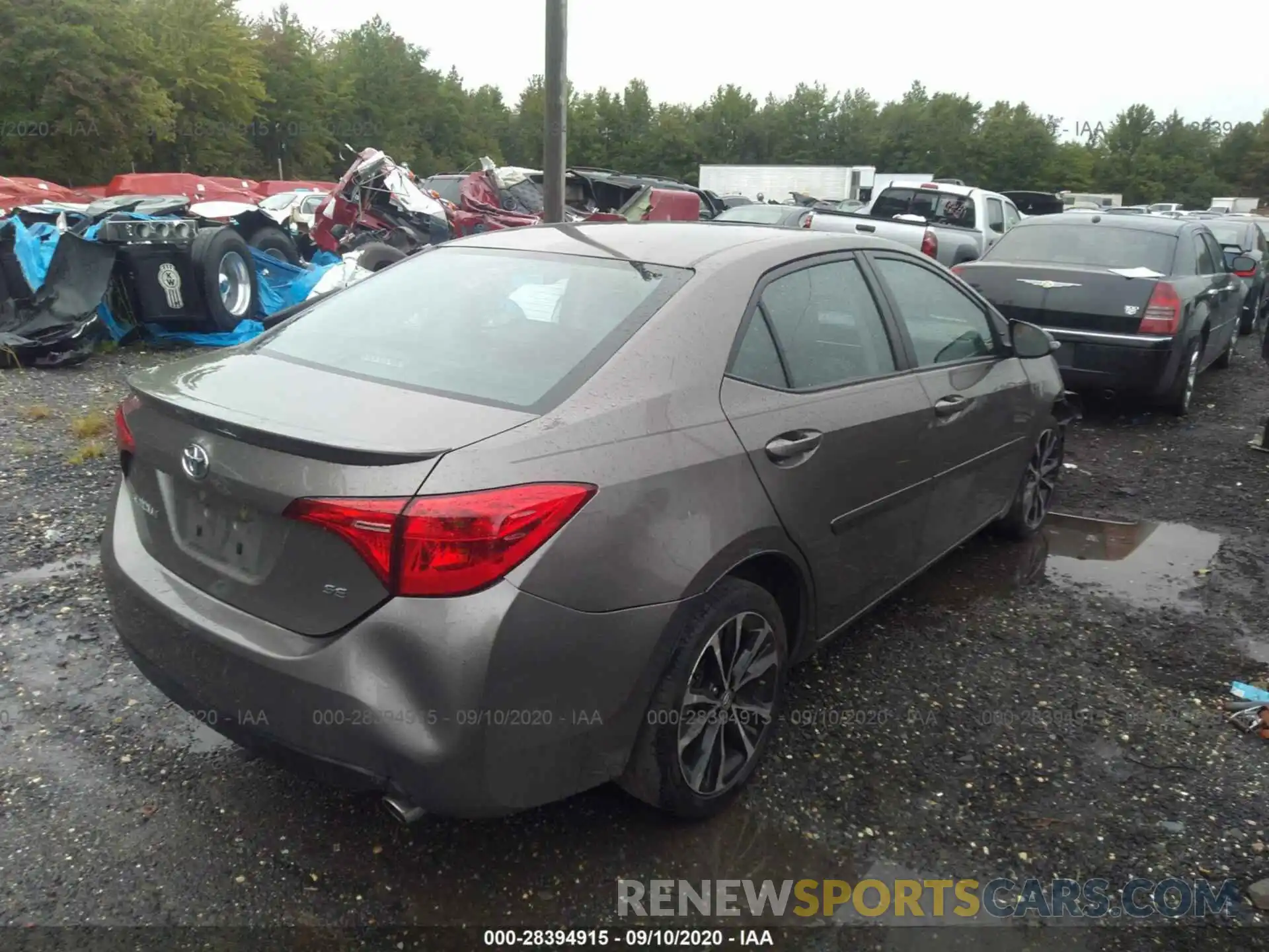 4 Photograph of a damaged car 2T1BURHEXKC146349 TOYOTA COROLLA 2019