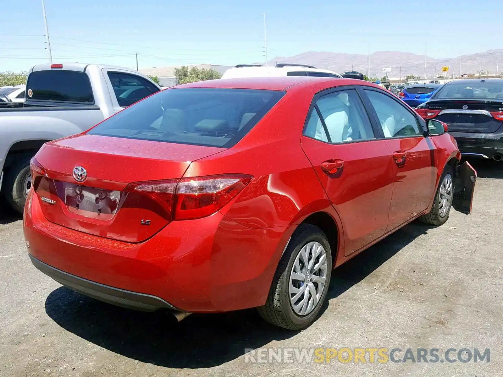 4 Photograph of a damaged car 2T1BURHEXKC146769 TOYOTA COROLLA 2019