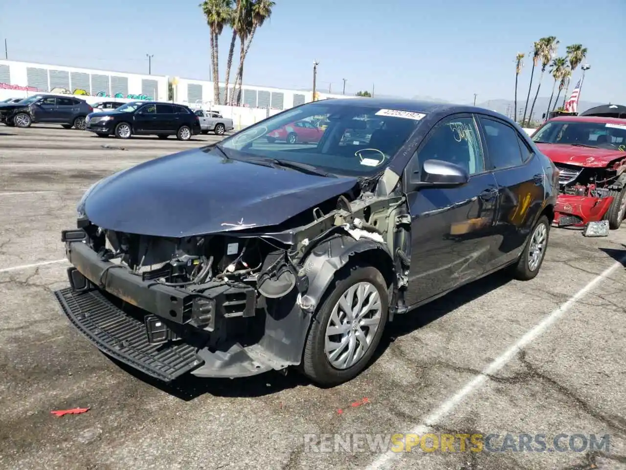 2 Photograph of a damaged car 2T1BURHEXKC147002 TOYOTA COROLLA 2019