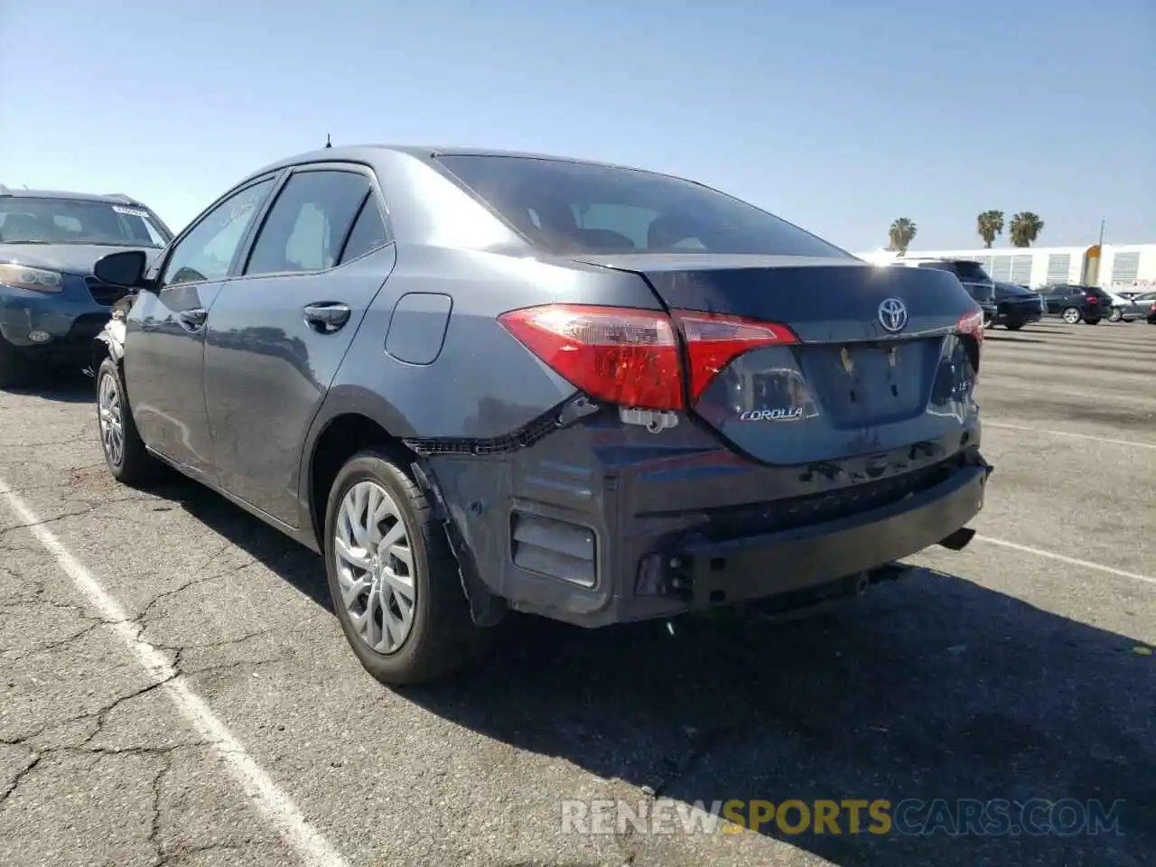 3 Photograph of a damaged car 2T1BURHEXKC147002 TOYOTA COROLLA 2019