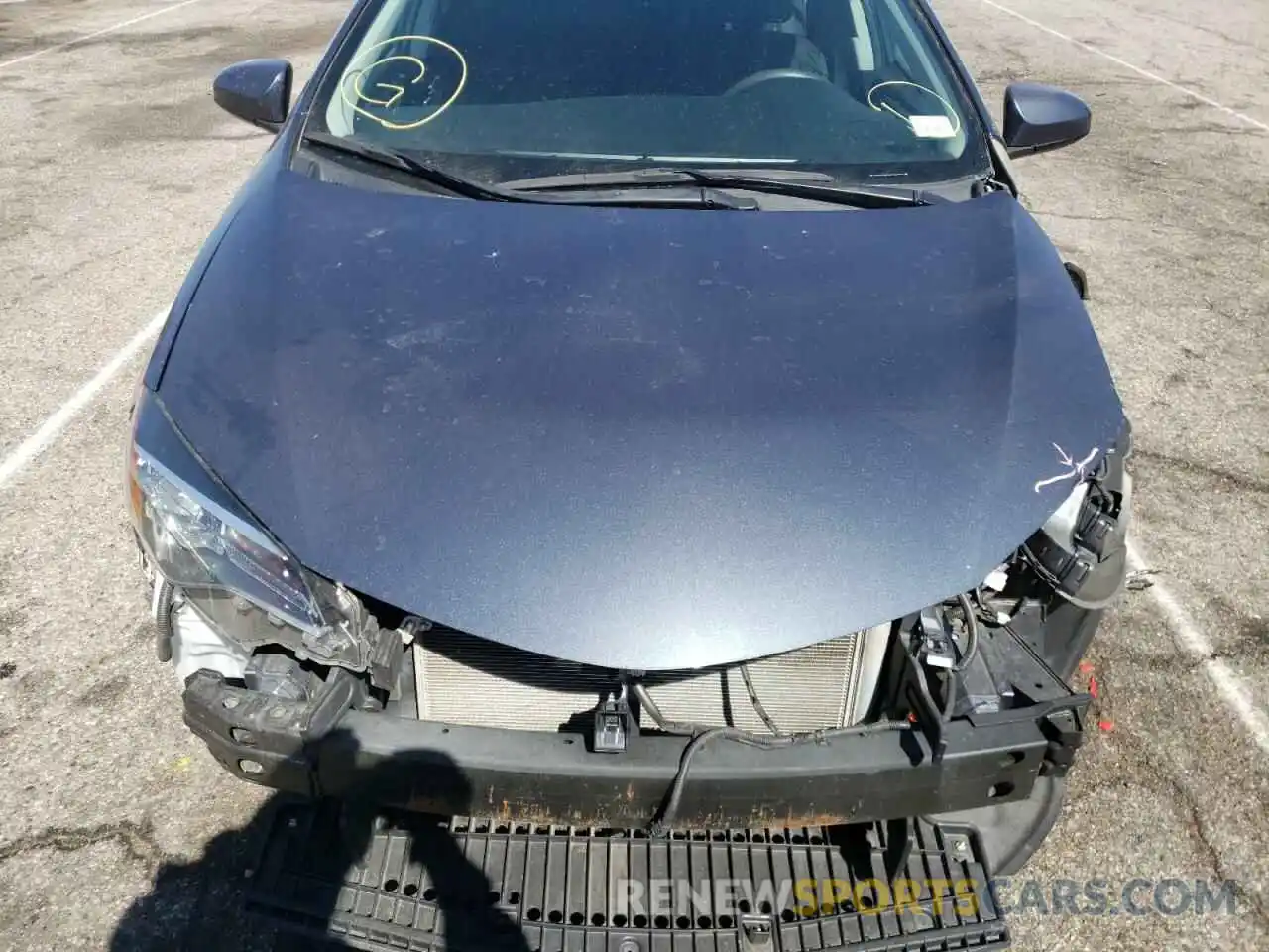 9 Photograph of a damaged car 2T1BURHEXKC147002 TOYOTA COROLLA 2019