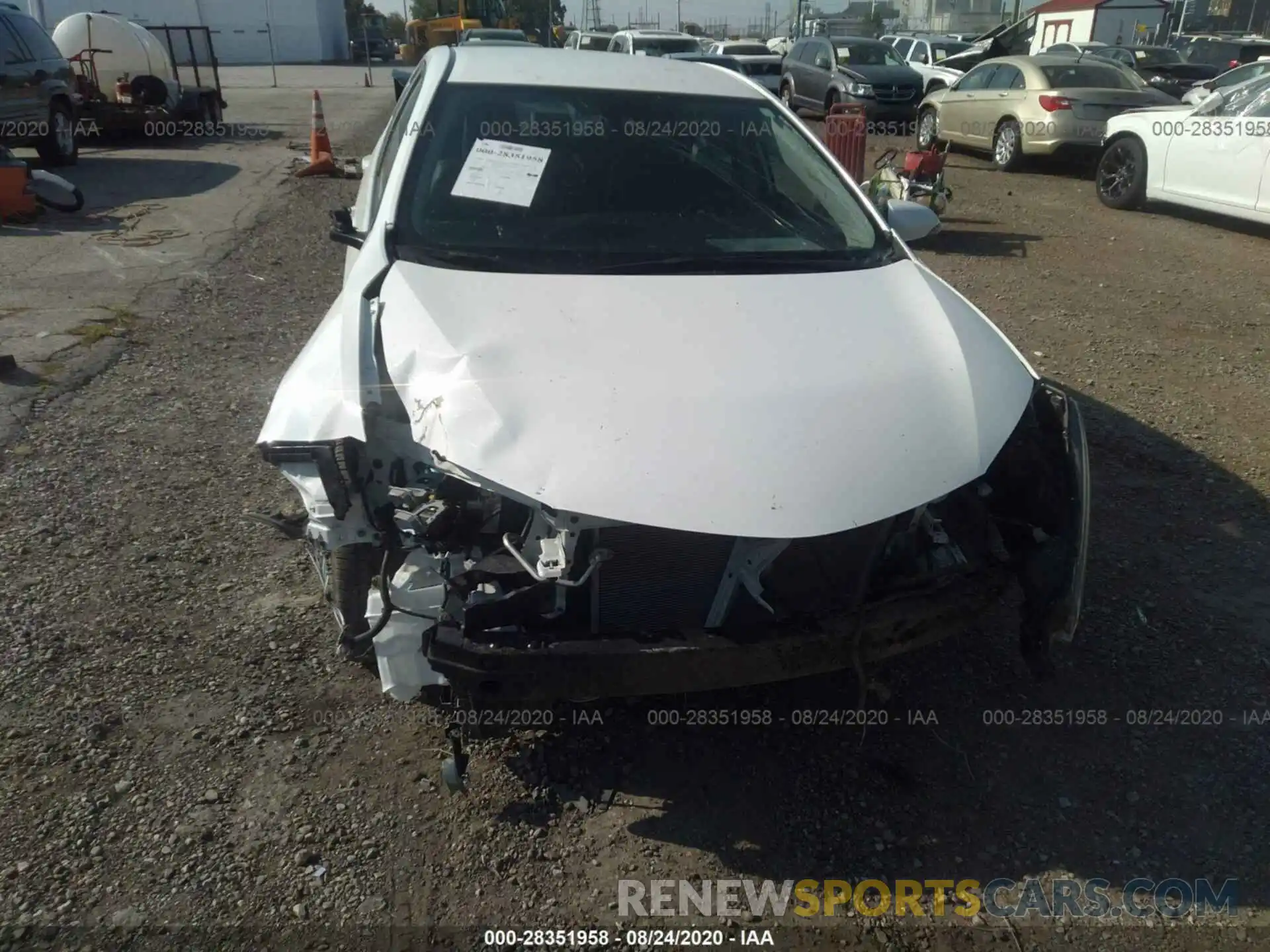 6 Photograph of a damaged car 2T1BURHEXKC147517 TOYOTA COROLLA 2019