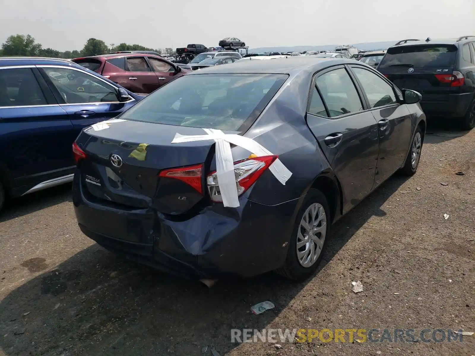 4 Photograph of a damaged car 2T1BURHEXKC147565 TOYOTA COROLLA 2019