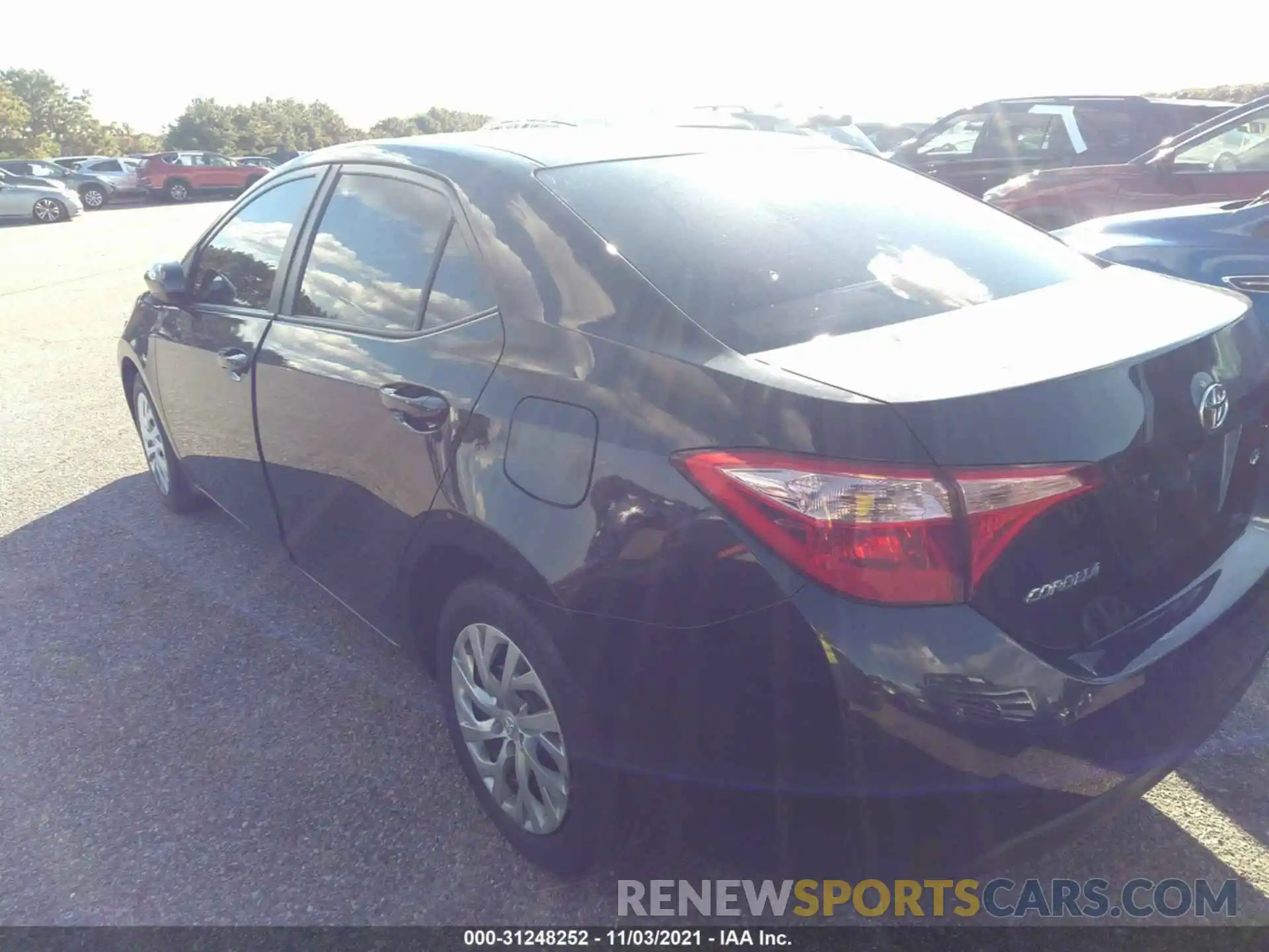 3 Photograph of a damaged car 2T1BURHEXKC147601 TOYOTA COROLLA 2019