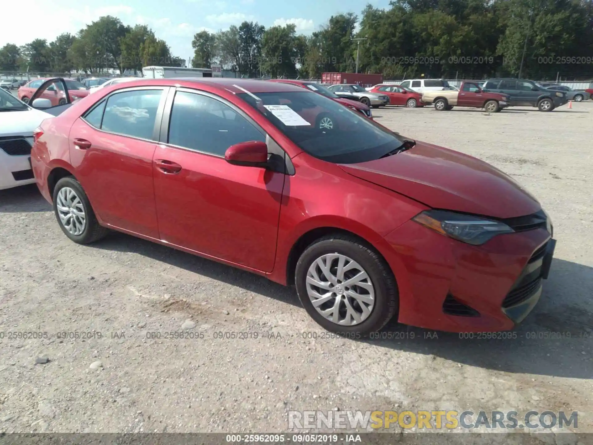 1 Photograph of a damaged car 2T1BURHEXKC147744 TOYOTA COROLLA 2019