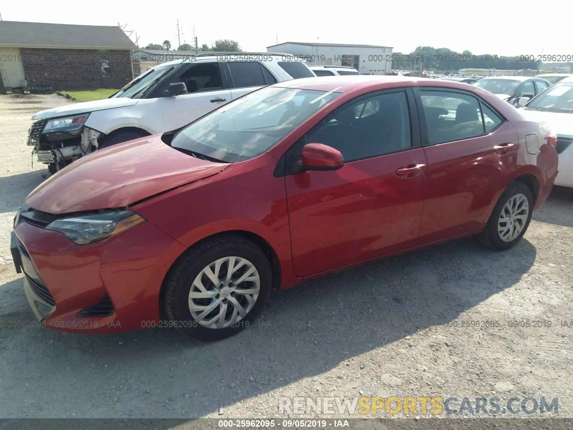 2 Photograph of a damaged car 2T1BURHEXKC147744 TOYOTA COROLLA 2019