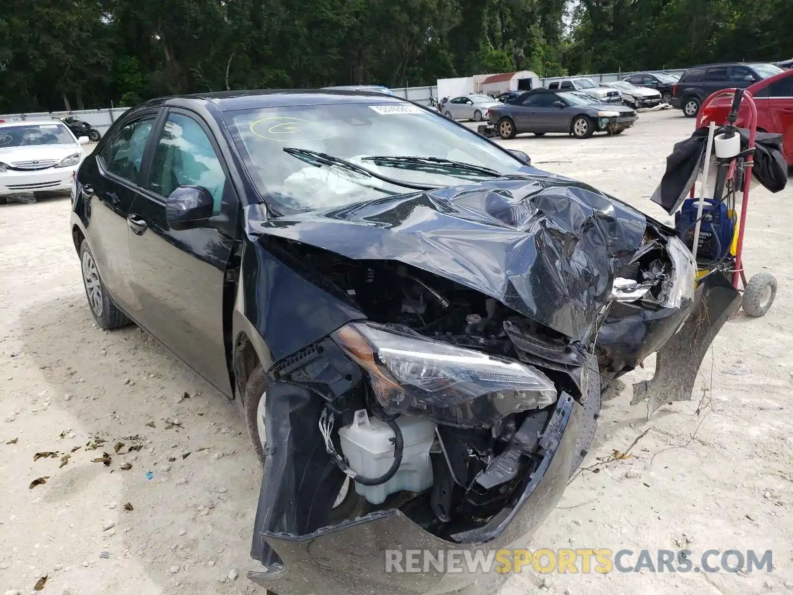 1 Photograph of a damaged car 2T1BURHEXKC148389 TOYOTA COROLLA 2019