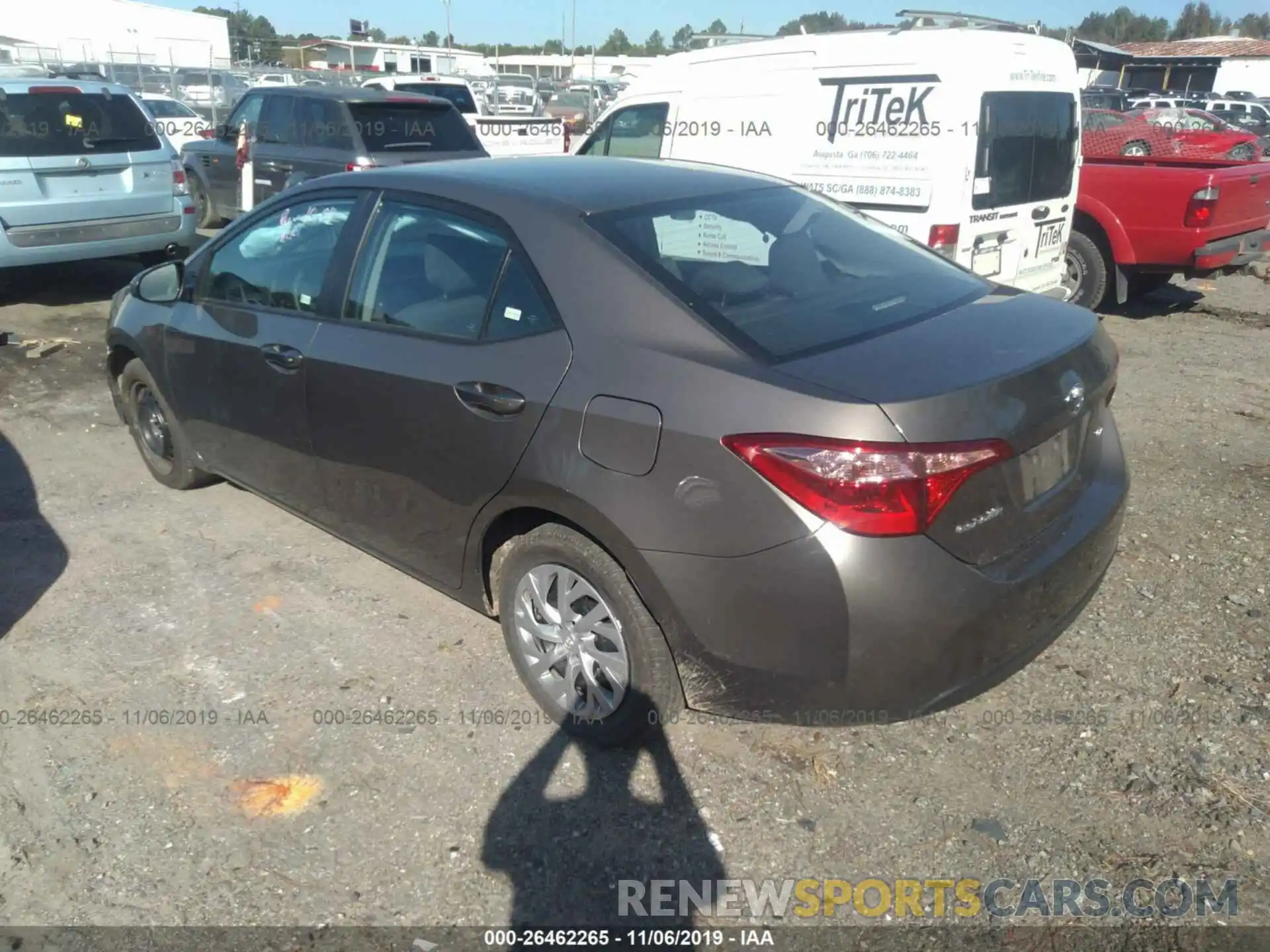 3 Photograph of a damaged car 2T1BURHEXKC148621 TOYOTA COROLLA 2019