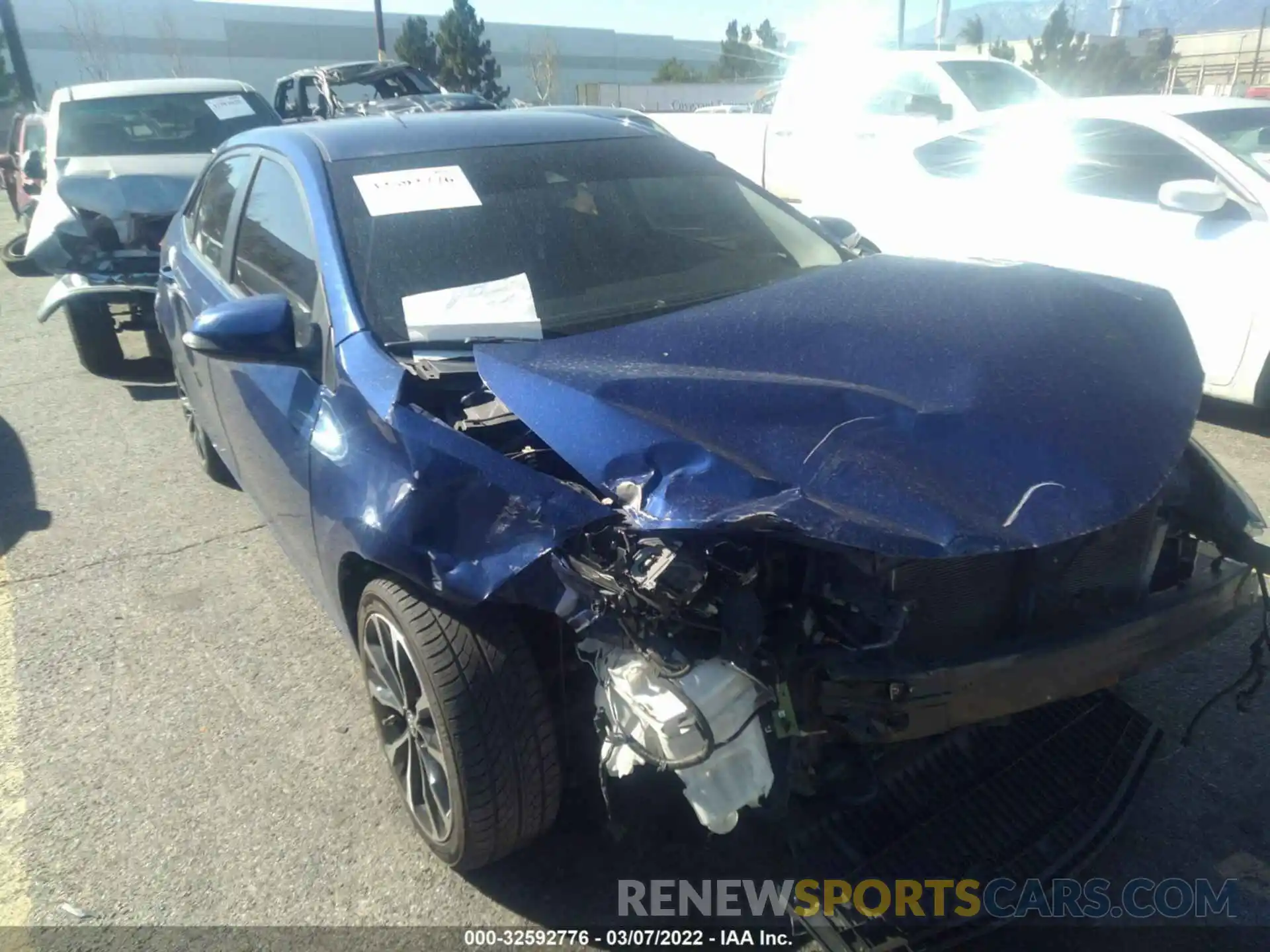 1 Photograph of a damaged car 2T1BURHEXKC148909 TOYOTA COROLLA 2019