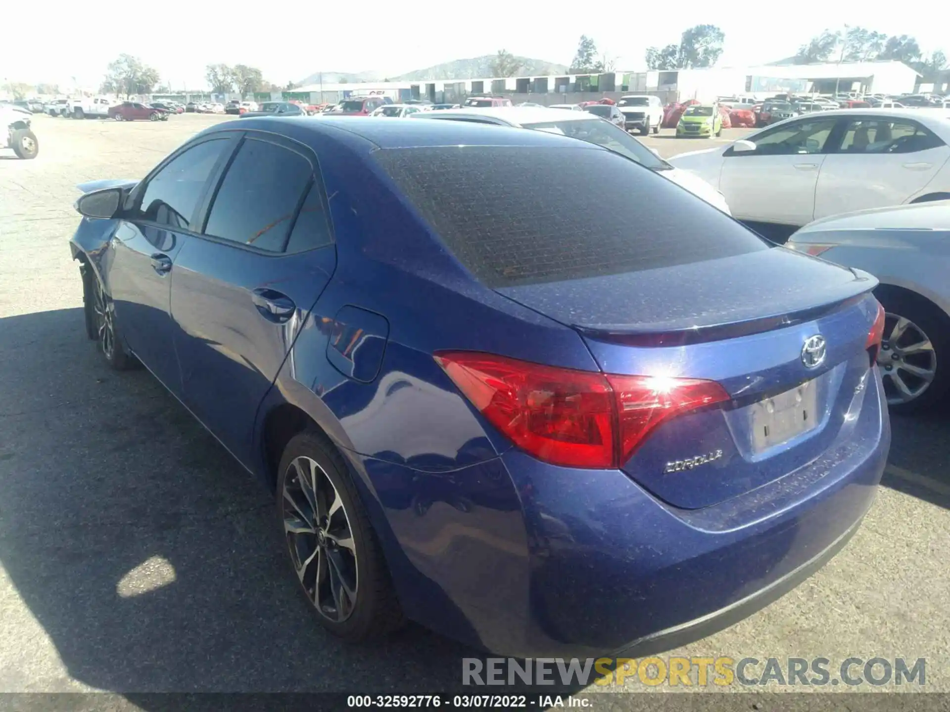 3 Photograph of a damaged car 2T1BURHEXKC148909 TOYOTA COROLLA 2019