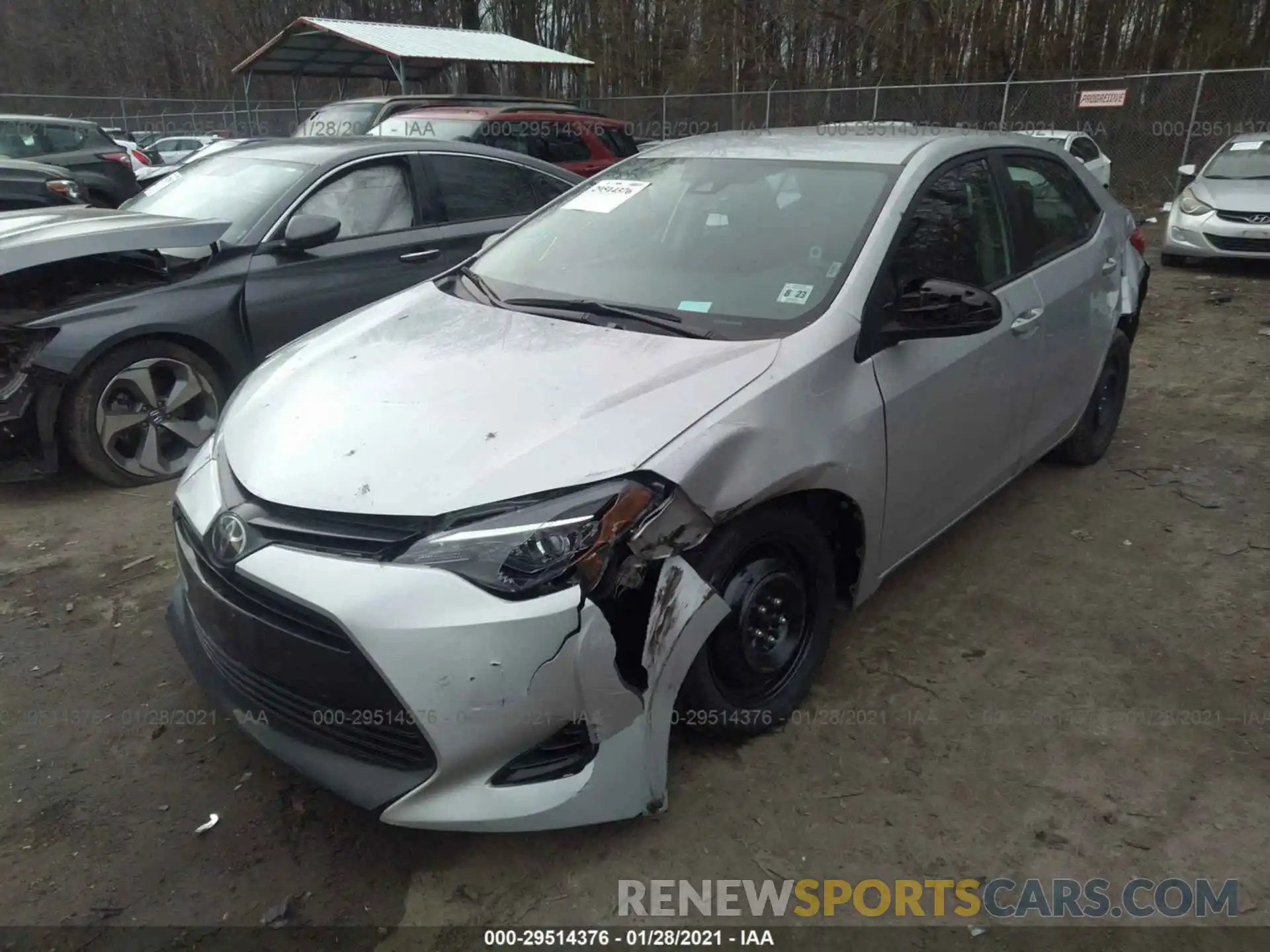 6 Photograph of a damaged car 2T1BURHEXKC149252 TOYOTA COROLLA 2019