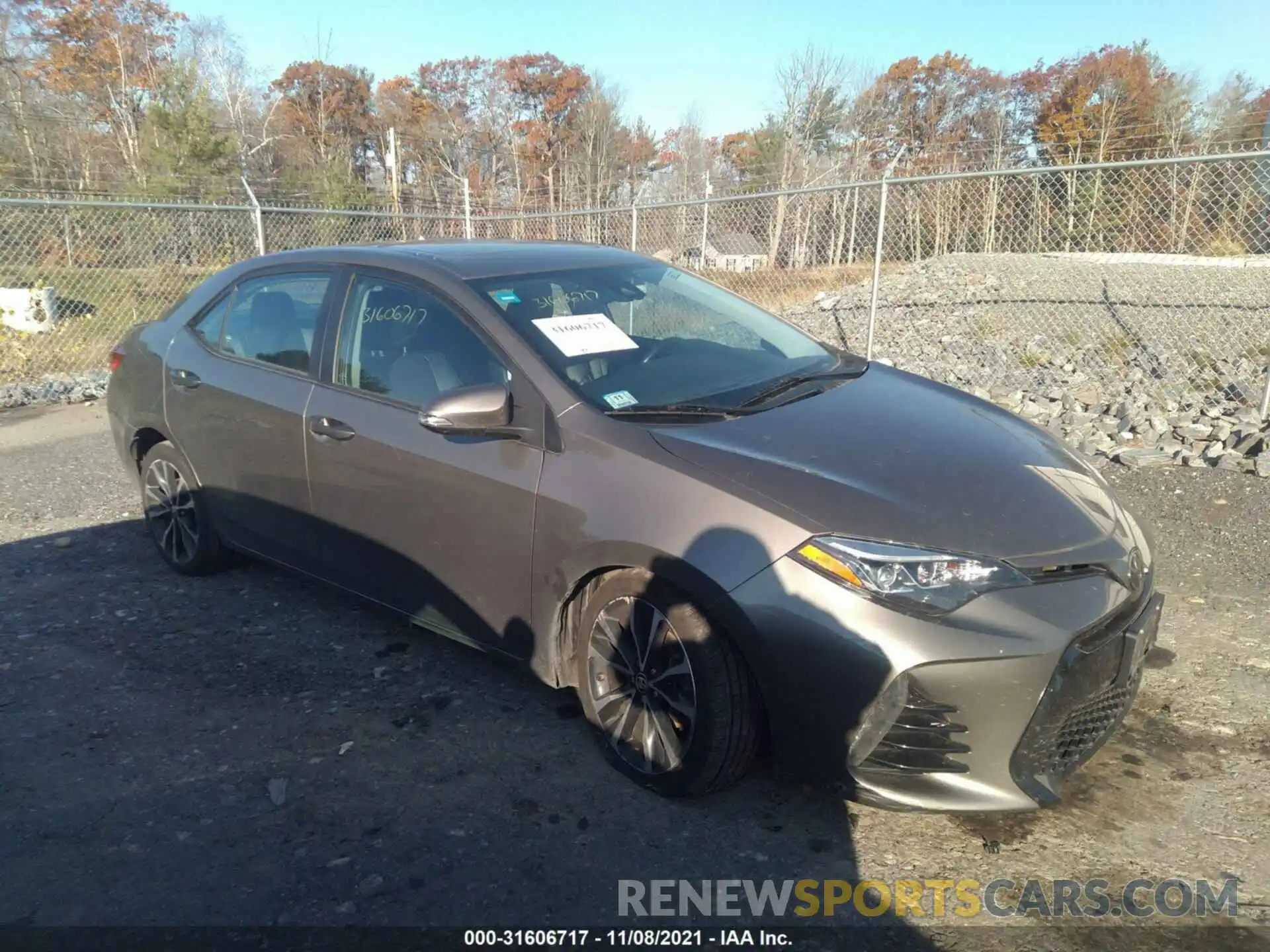 1 Photograph of a damaged car 2T1BURHEXKC149350 TOYOTA COROLLA 2019