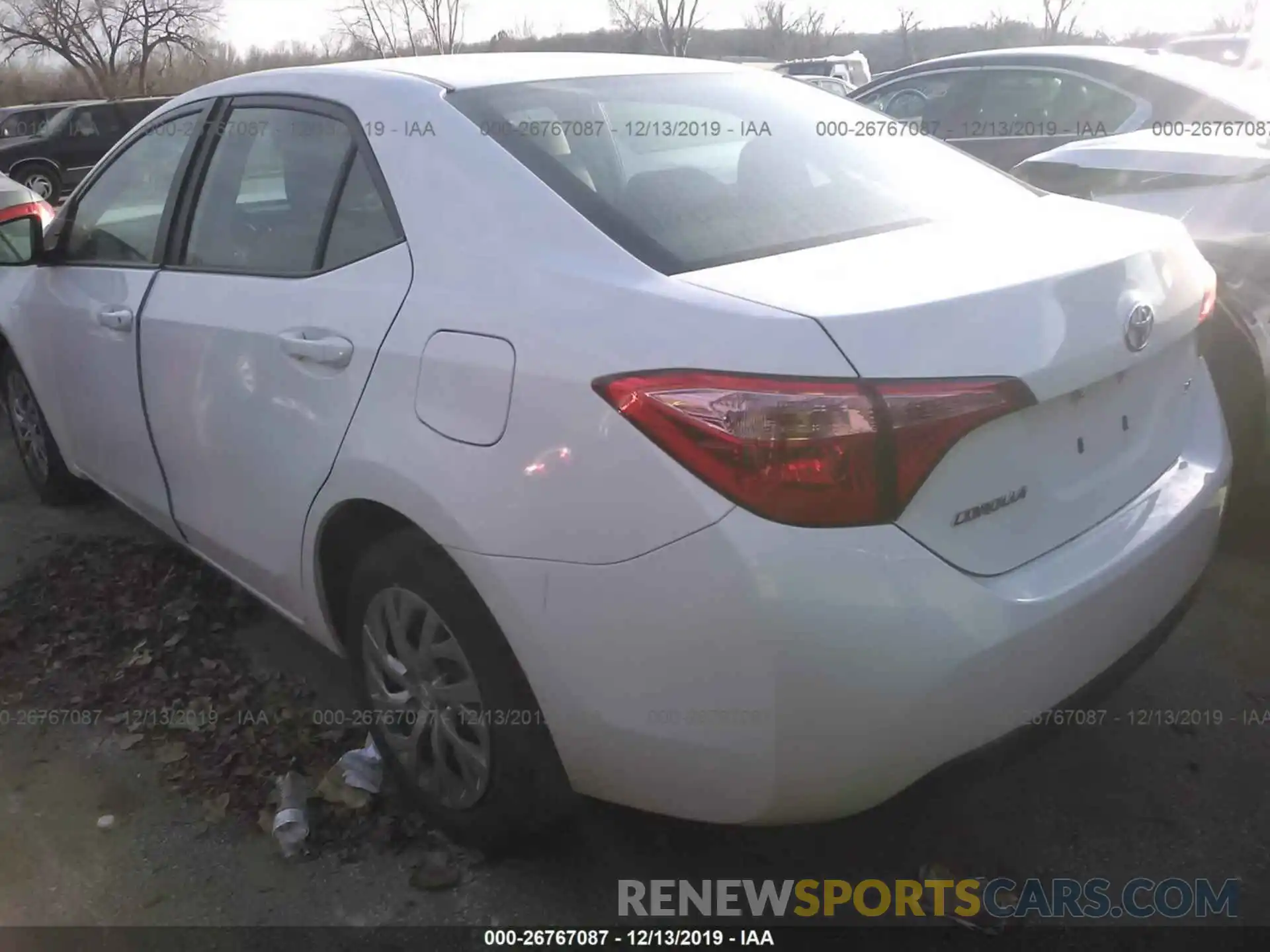 3 Photograph of a damaged car 2T1BURHEXKC149431 TOYOTA COROLLA 2019