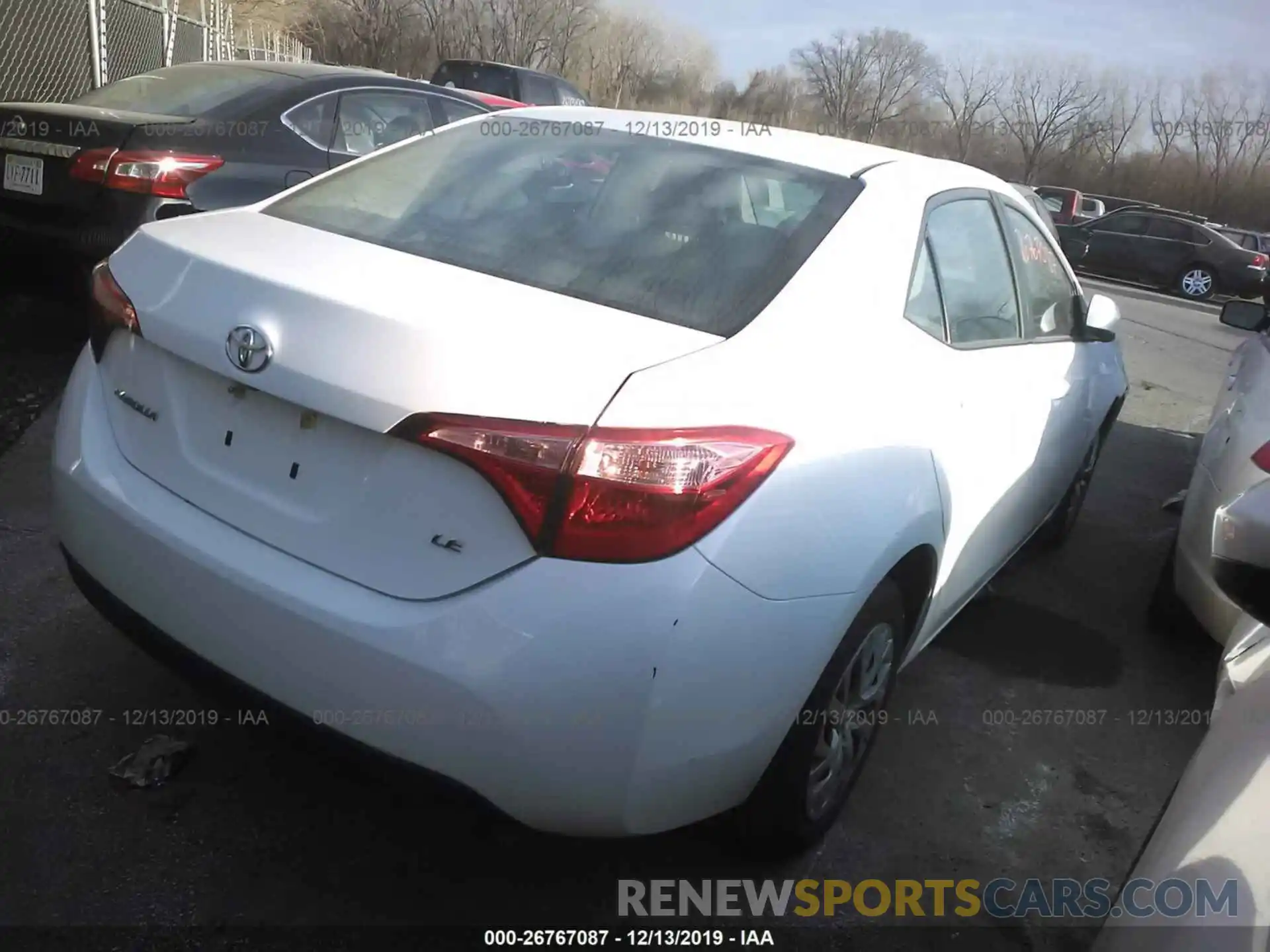 4 Photograph of a damaged car 2T1BURHEXKC149431 TOYOTA COROLLA 2019