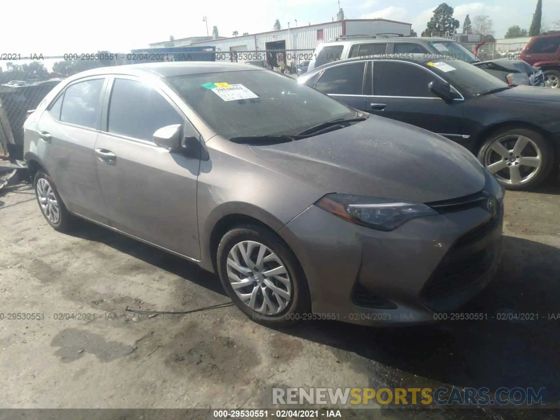 1 Photograph of a damaged car 2T1BURHEXKC149610 TOYOTA COROLLA 2019