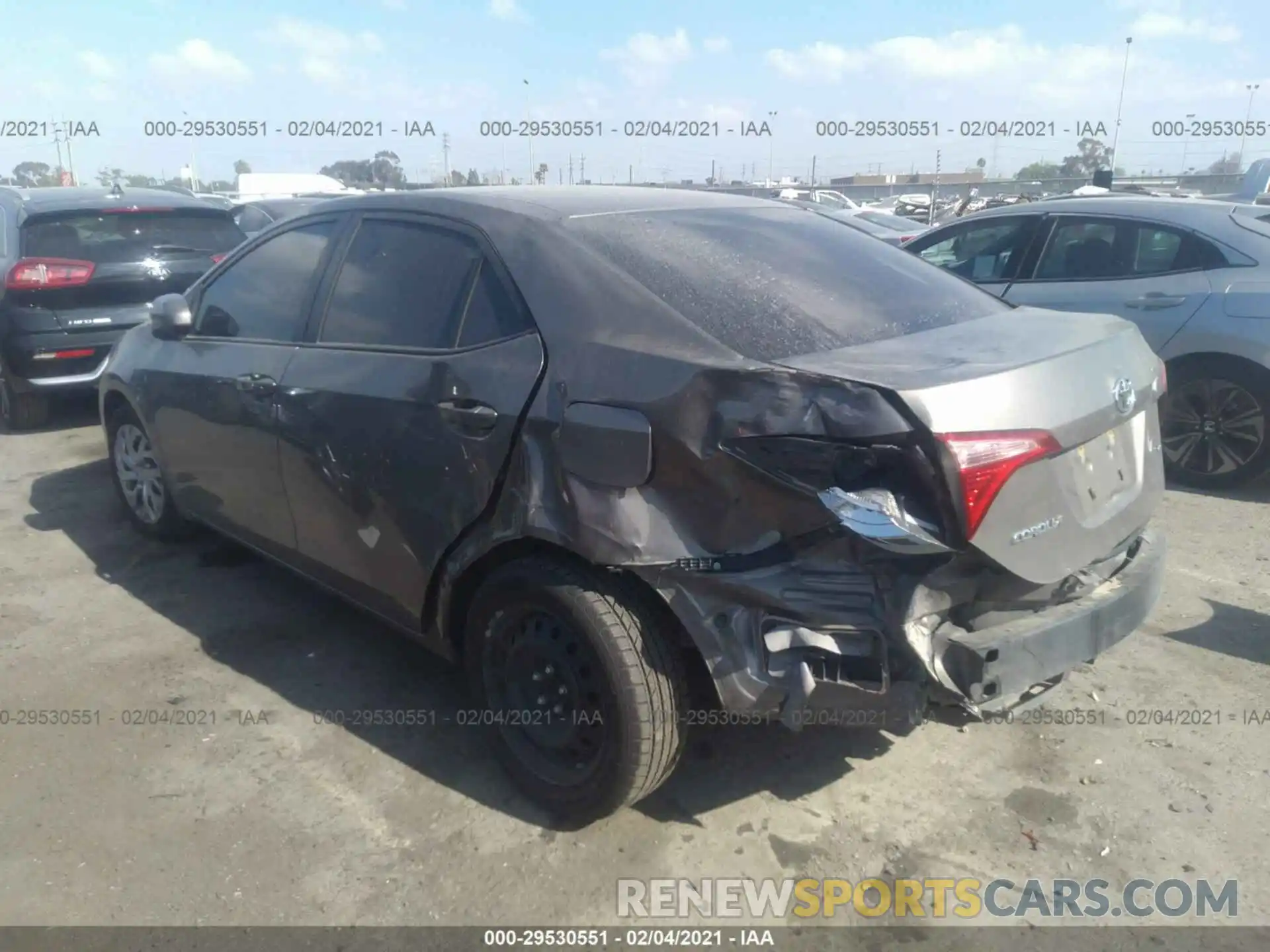 3 Photograph of a damaged car 2T1BURHEXKC149610 TOYOTA COROLLA 2019