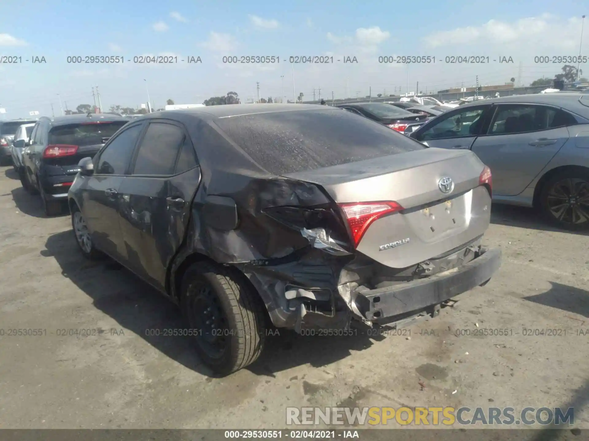 6 Photograph of a damaged car 2T1BURHEXKC149610 TOYOTA COROLLA 2019