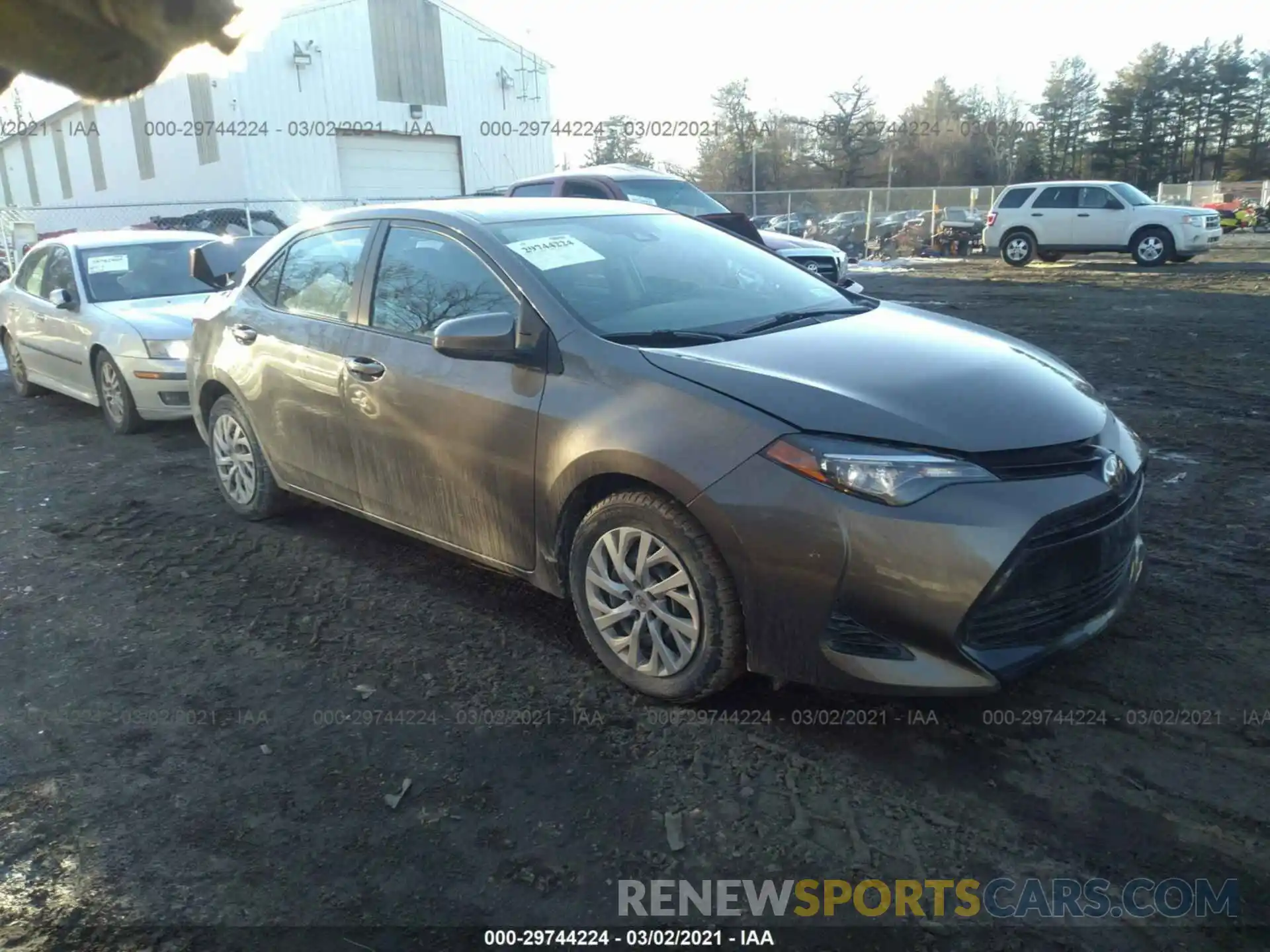 1 Photograph of a damaged car 2T1BURHEXKC150174 TOYOTA COROLLA 2019