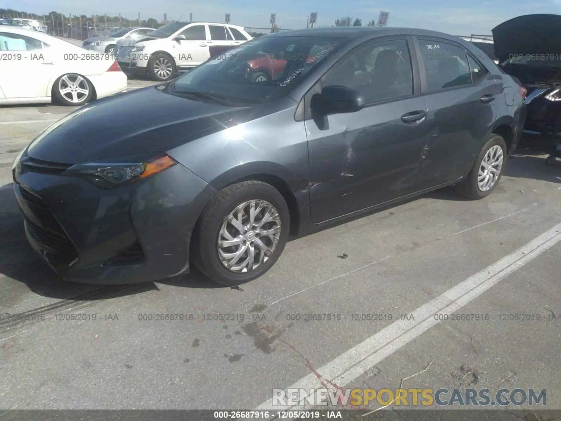 2 Photograph of a damaged car 2T1BURHEXKC150188 TOYOTA COROLLA 2019