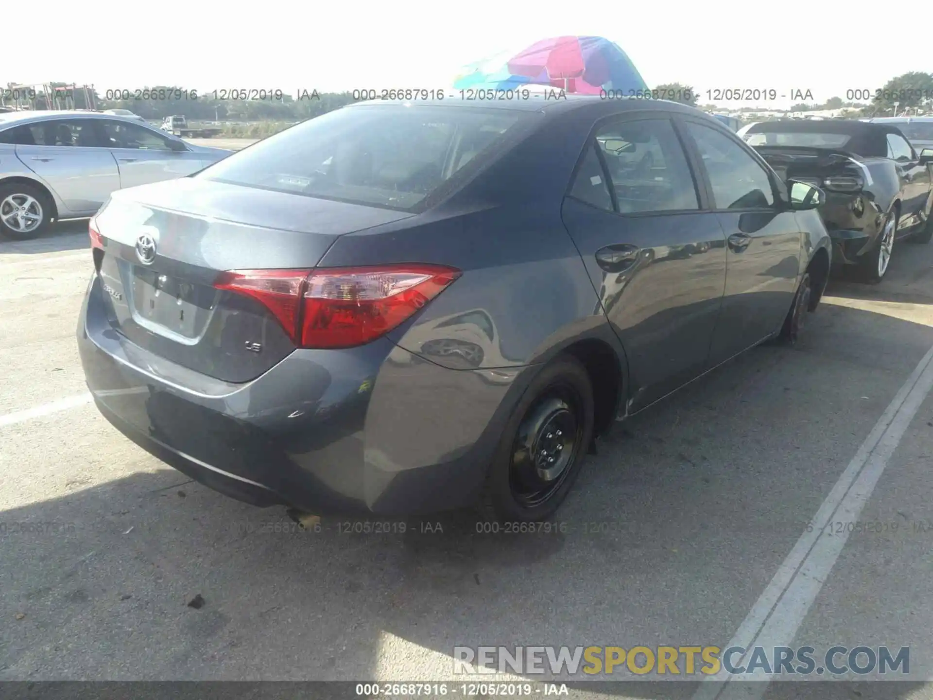 4 Photograph of a damaged car 2T1BURHEXKC150188 TOYOTA COROLLA 2019