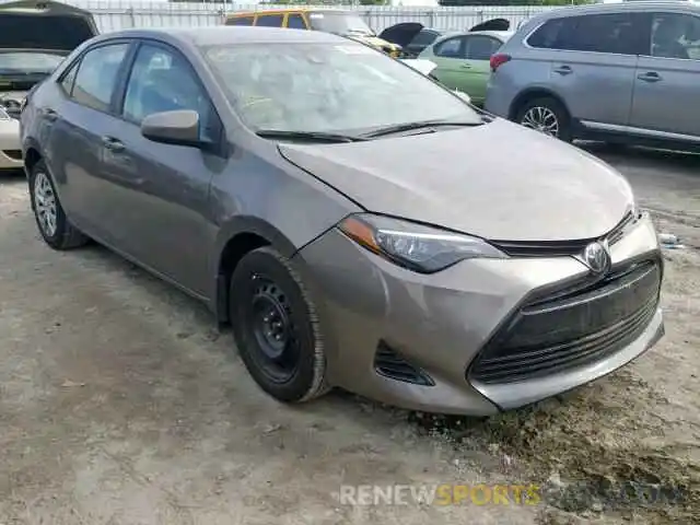 1 Photograph of a damaged car 2T1BURHEXKC150403 TOYOTA COROLLA 2019