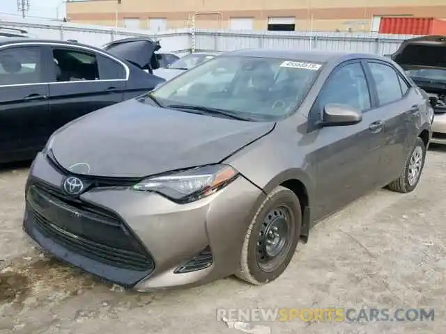 2 Photograph of a damaged car 2T1BURHEXKC150403 TOYOTA COROLLA 2019