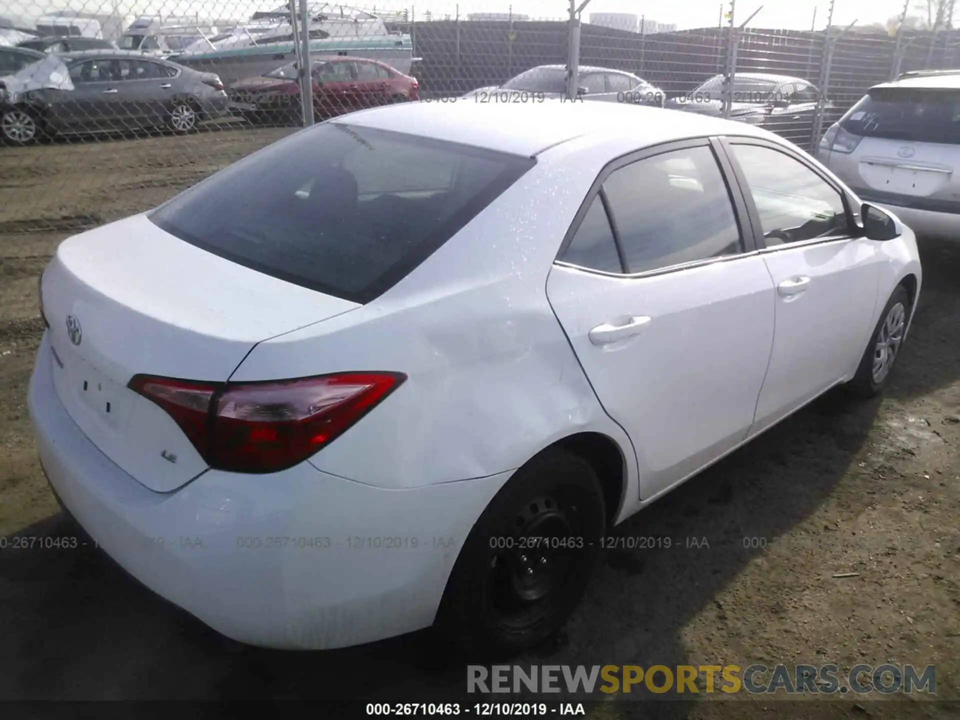 4 Photograph of a damaged car 2T1BURHEXKC150725 TOYOTA COROLLA 2019