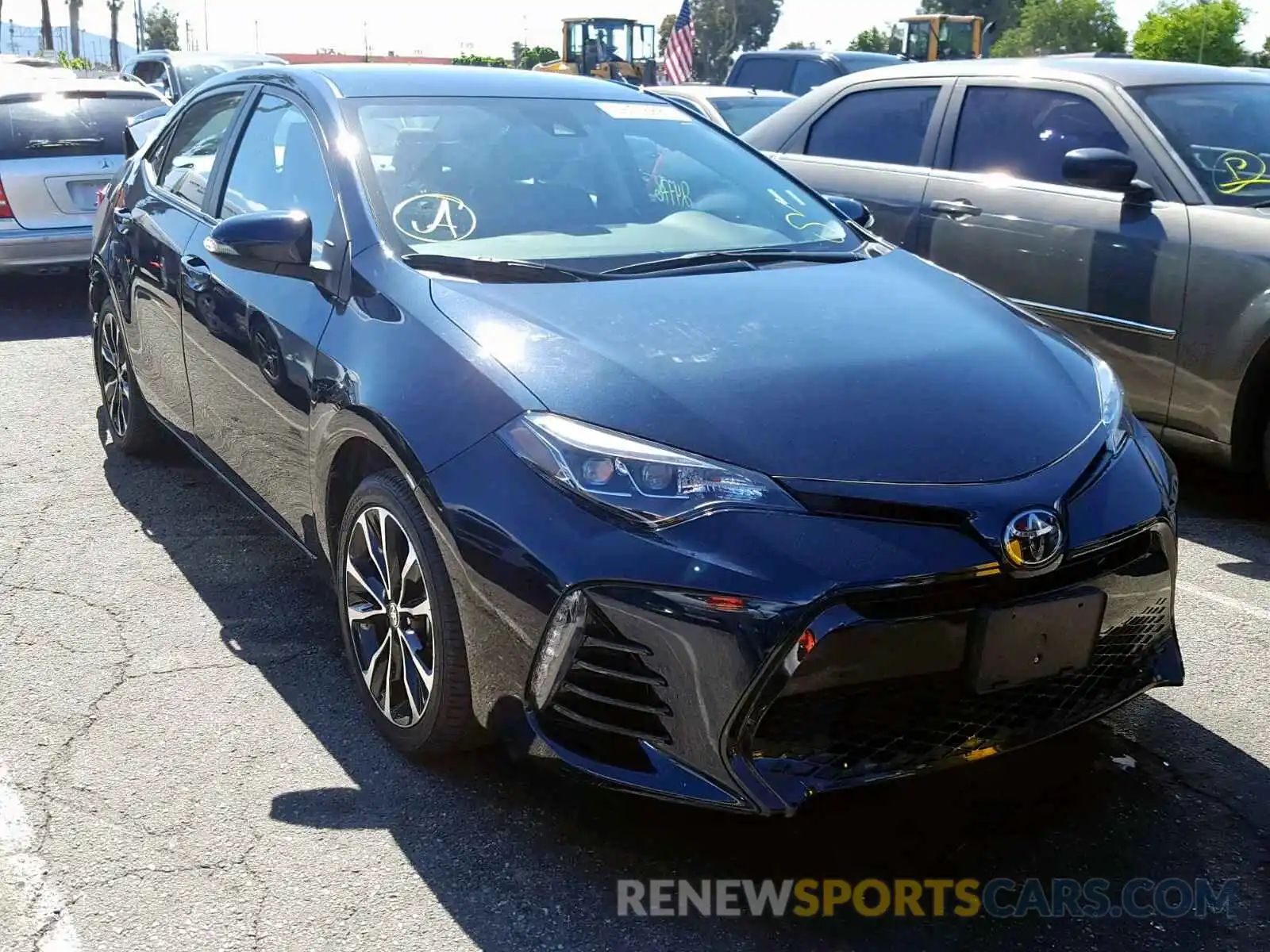 1 Photograph of a damaged car 2T1BURHEXKC151003 TOYOTA COROLLA 2019