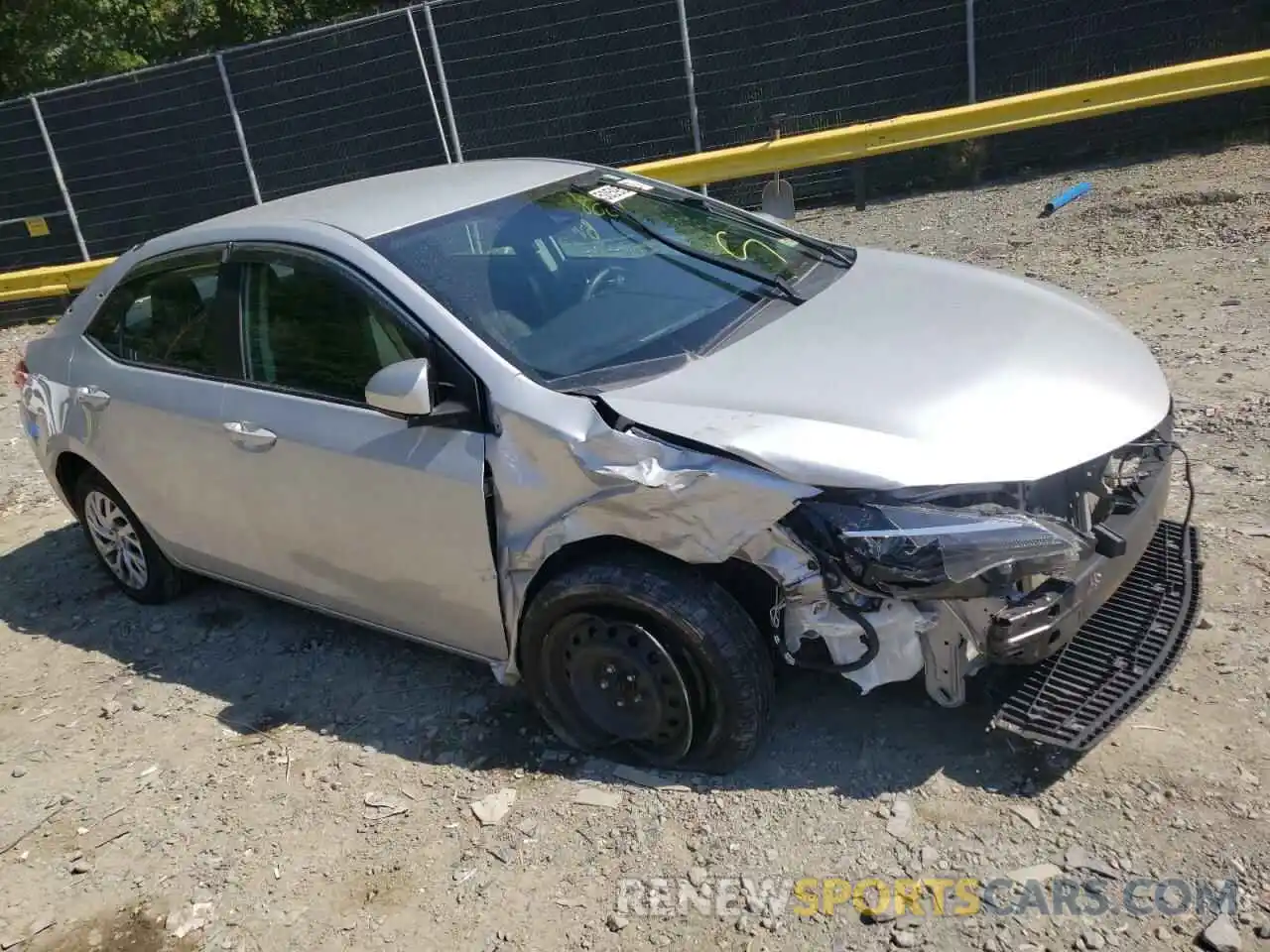 1 Photograph of a damaged car 2T1BURHEXKC151423 TOYOTA COROLLA 2019